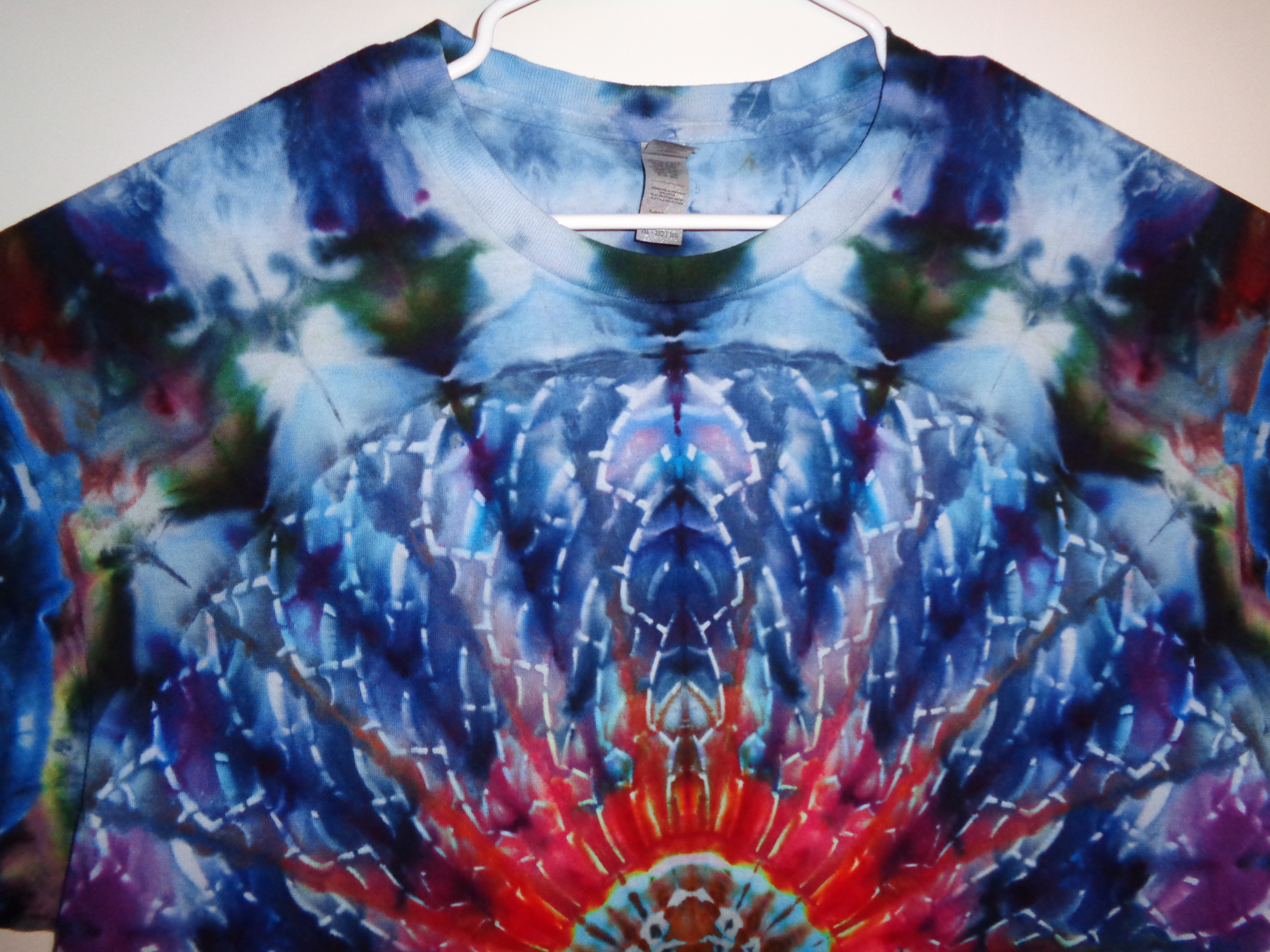 Gallaghersart dsc06691 from Tie Dyenied #49 XXL Mandala v1 (F,B) Mandala v2 (Arms) Tie Dye Shirt 