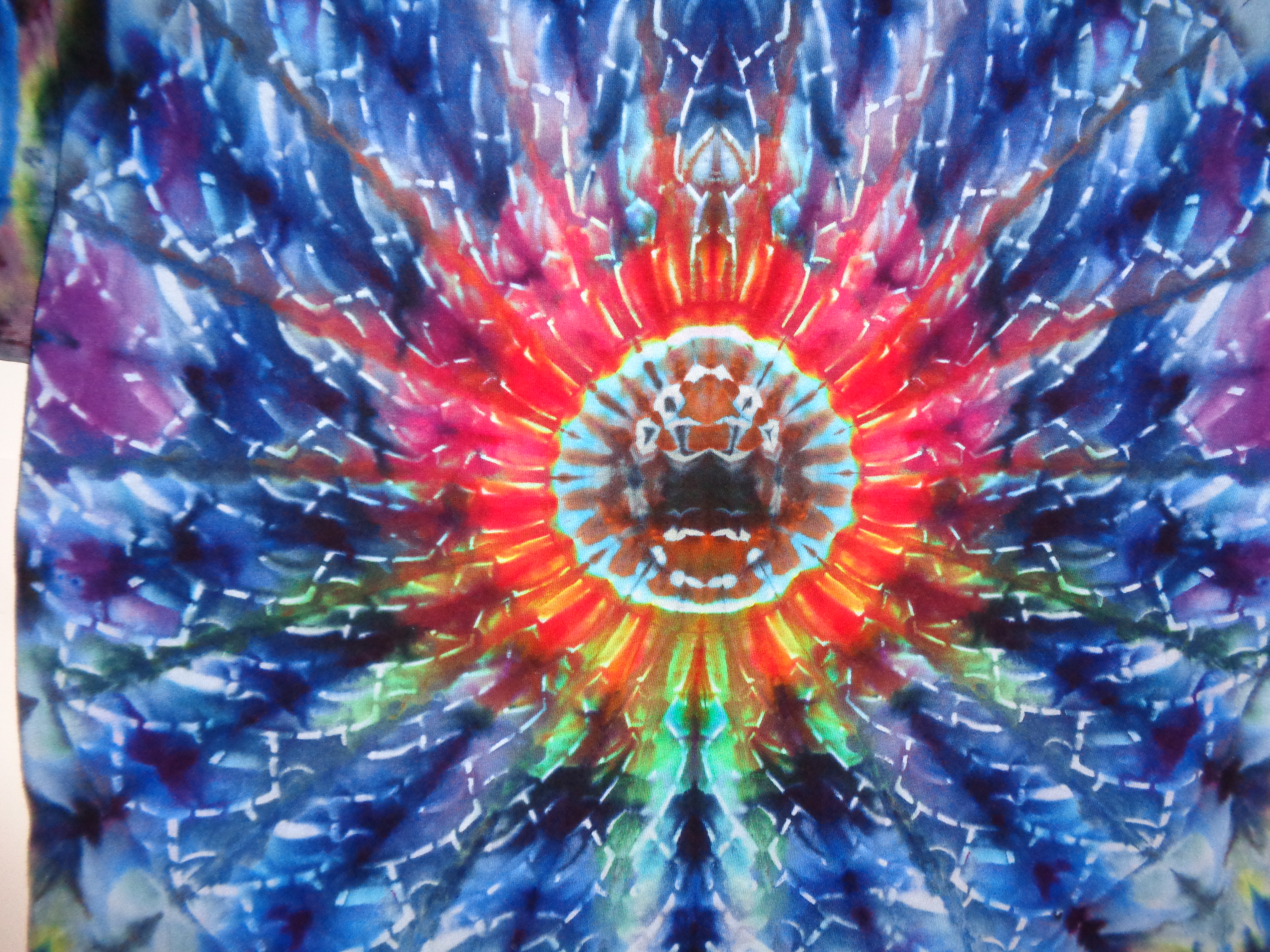 Gallaghersart dsc06693 from Tie Dyenied #49 XXL Mandala v1 (F,B) Mandala v2 (Arms) Tie Dye Shirt 