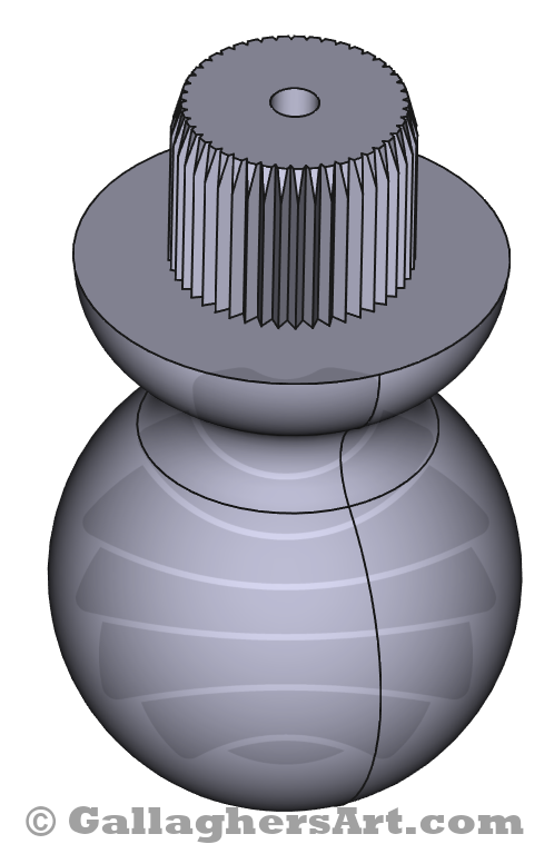 Gallaghersart insert a from 3D Printable Parts for Dyer's  - Ver. #1 