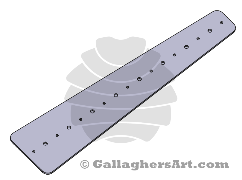 Gallaghersart ruler b thick from 3D Printable Parts for Dyer's  - Ver. #1 