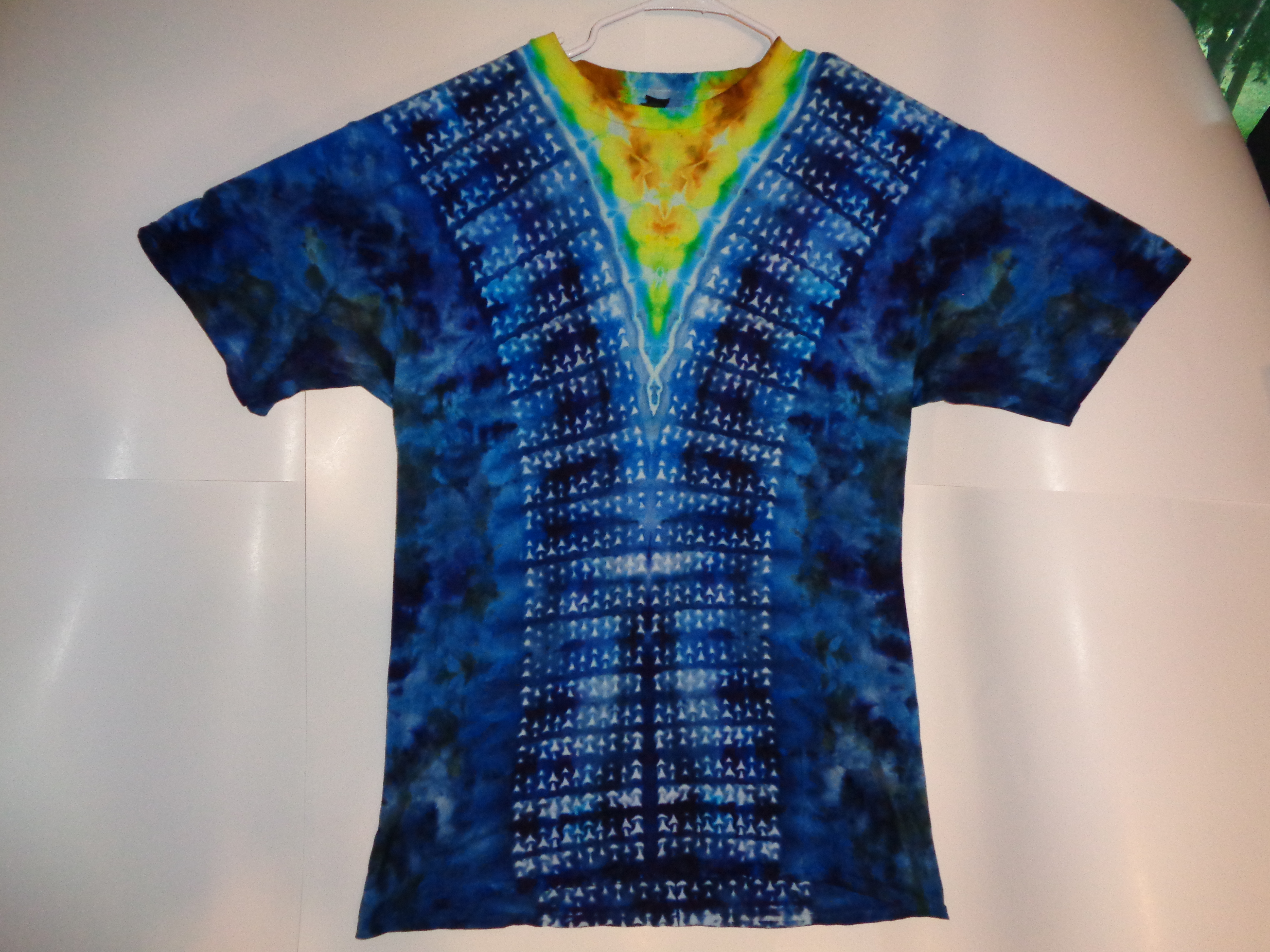 Gallaghersart dsc07016 from Tie Dyenied #60 XL TRI v1 Front and Back Tie Dye Shirt  - #60