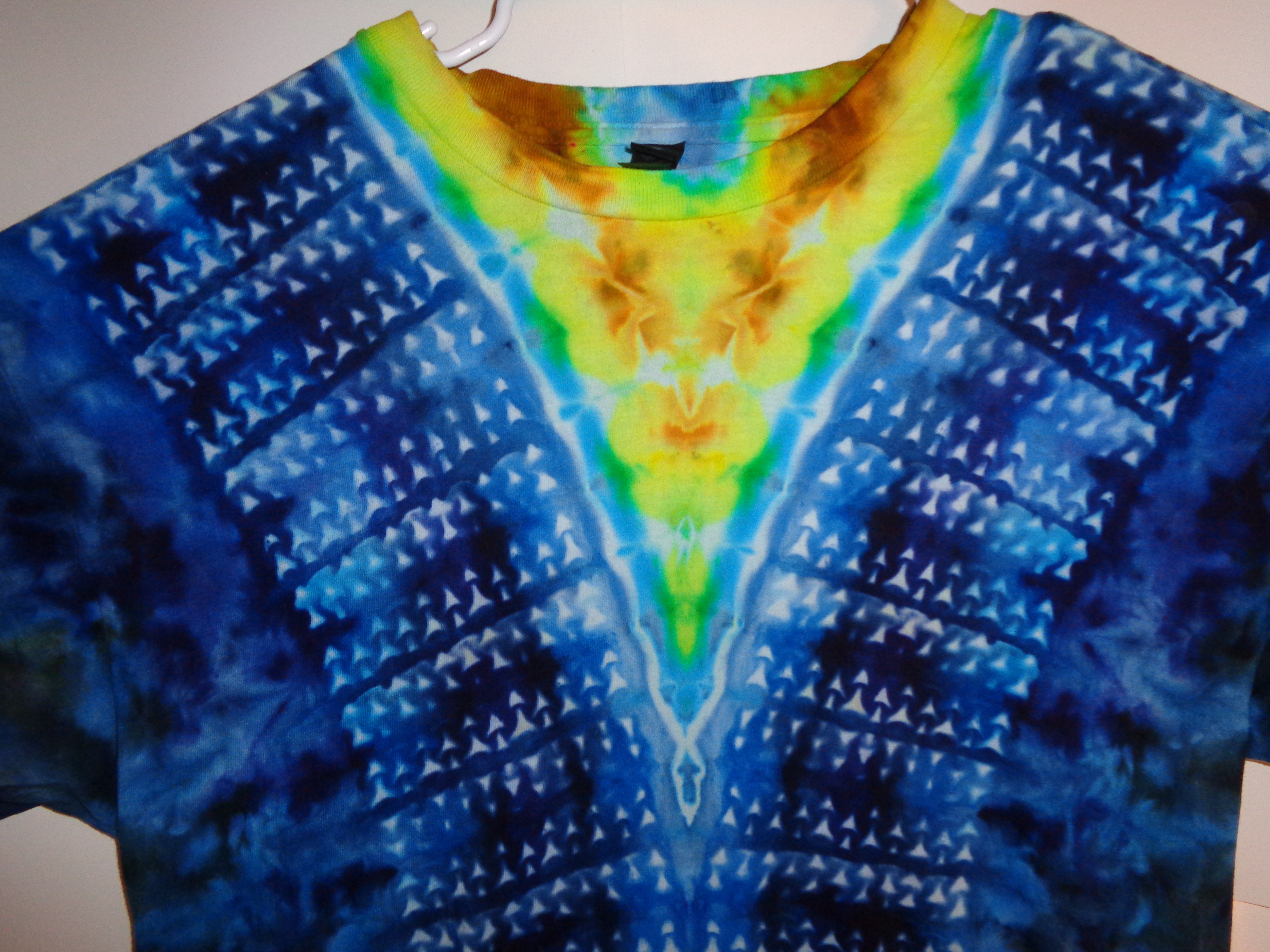 Gallaghersart dsc07018 from Tie Dyenied #60 XL TRI v1 Front and Back Tie Dye Shirt  - #60