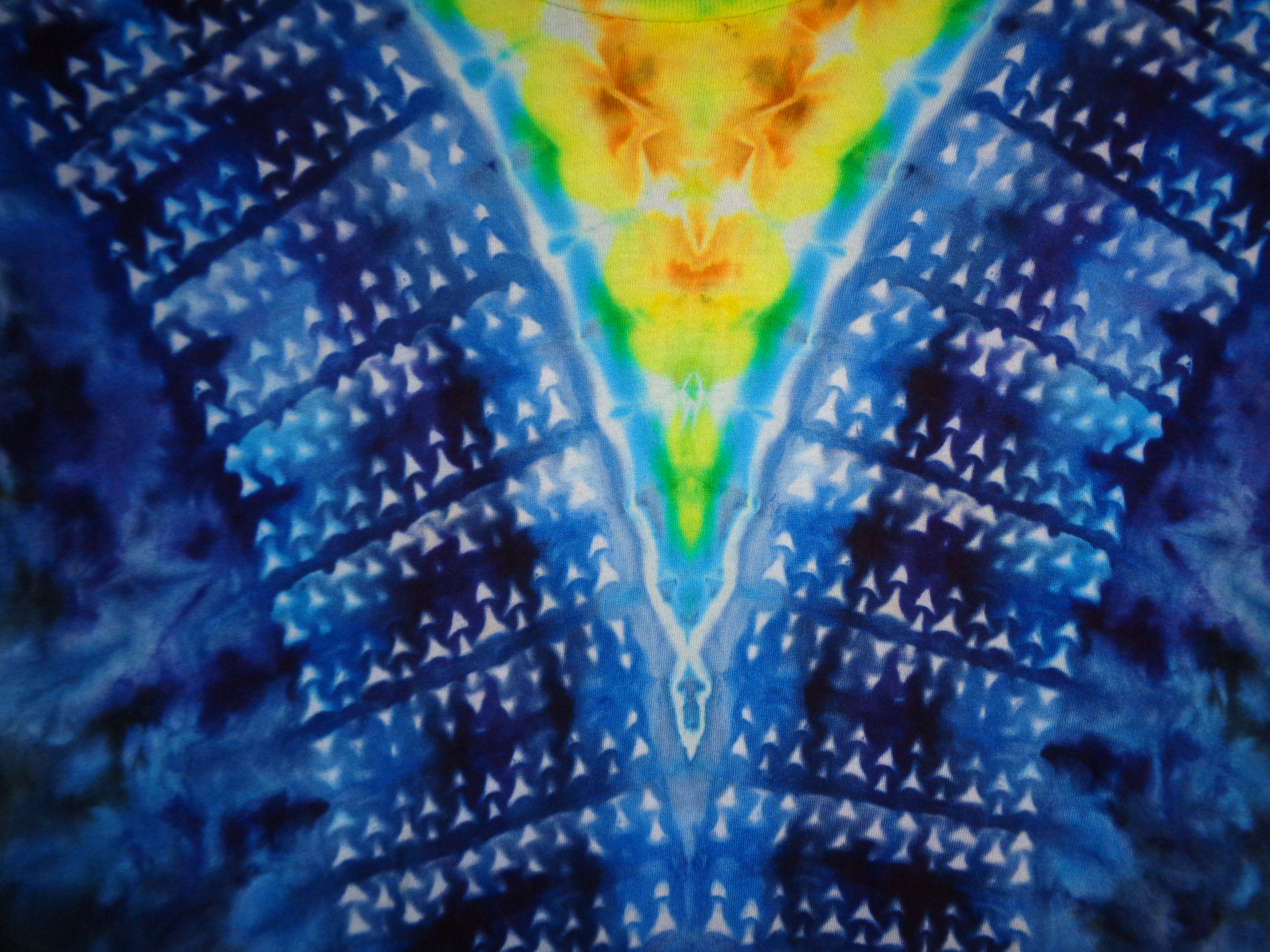 Gallaghersart dsc07020 from Tie Dyenied #60 XL TRI v1 Front and Back Tie Dye Shirt  - #60