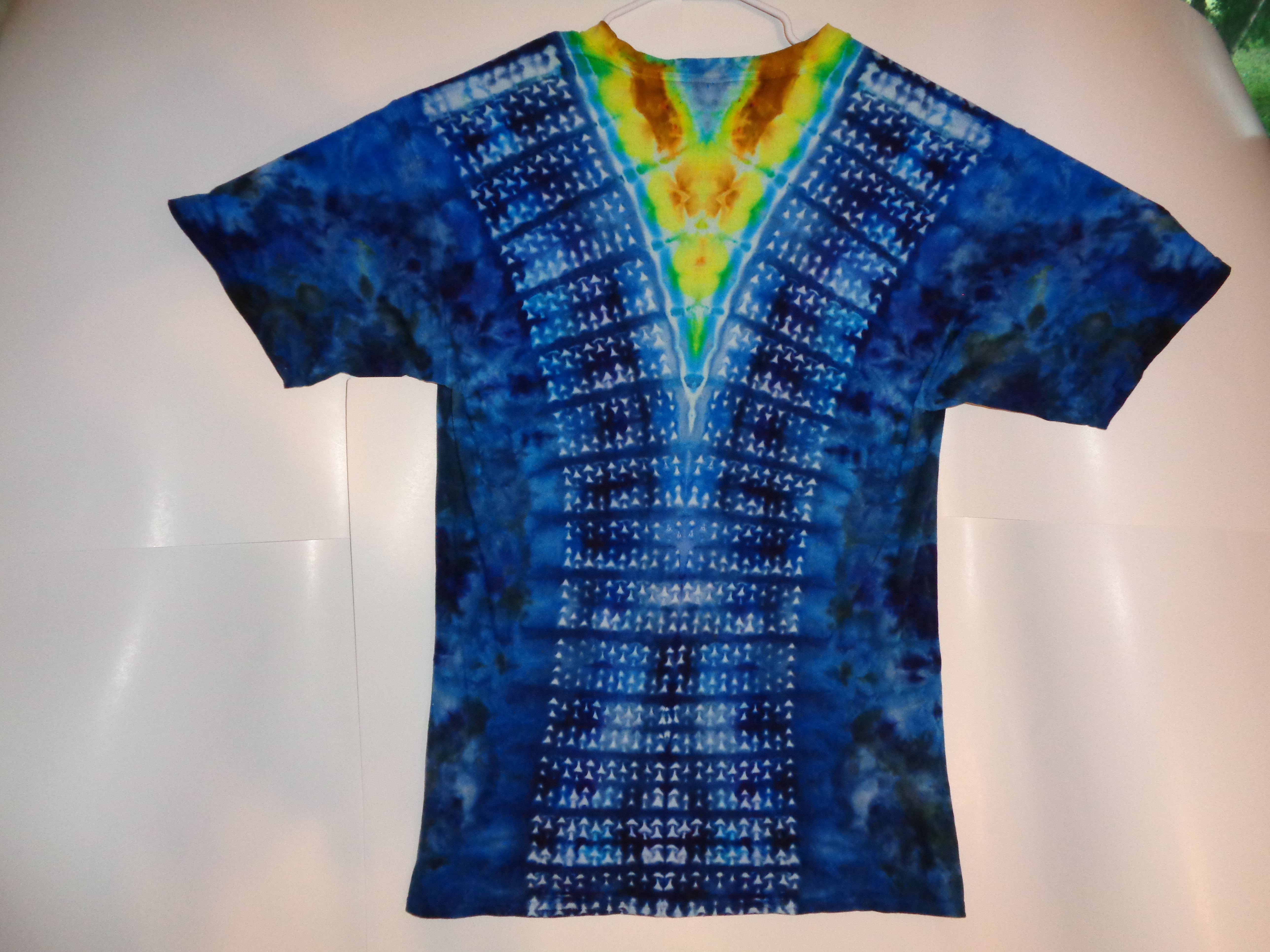 Gallaghersart dsc07027 from Tie Dyenied #60 XL TRI v1 Front and Back Tie Dye Shirt  - #60