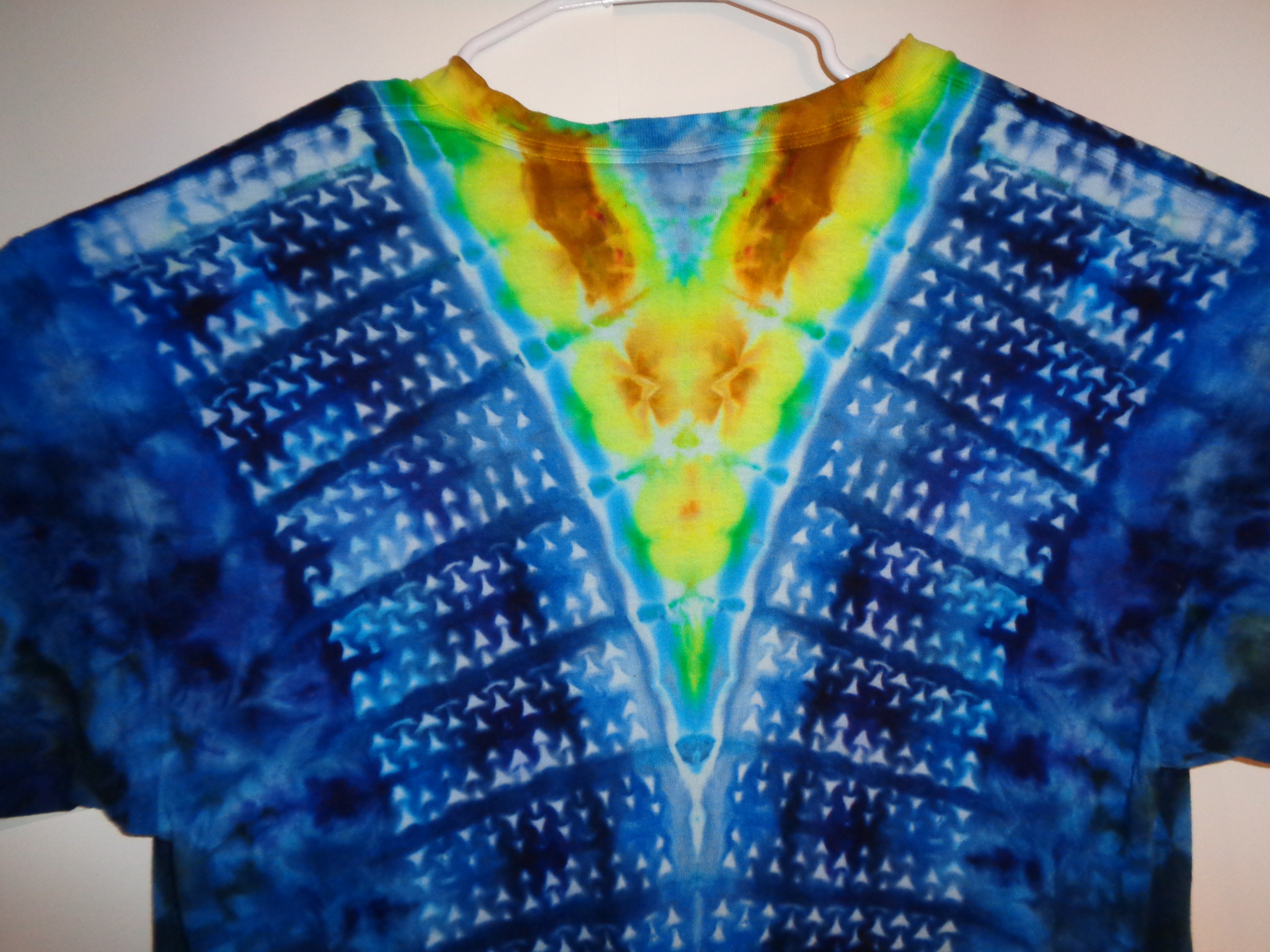 Gallaghersart dsc07029 from Tie Dyenied #60 XL TRI v1 Front and Back Tie Dye Shirt  - #60