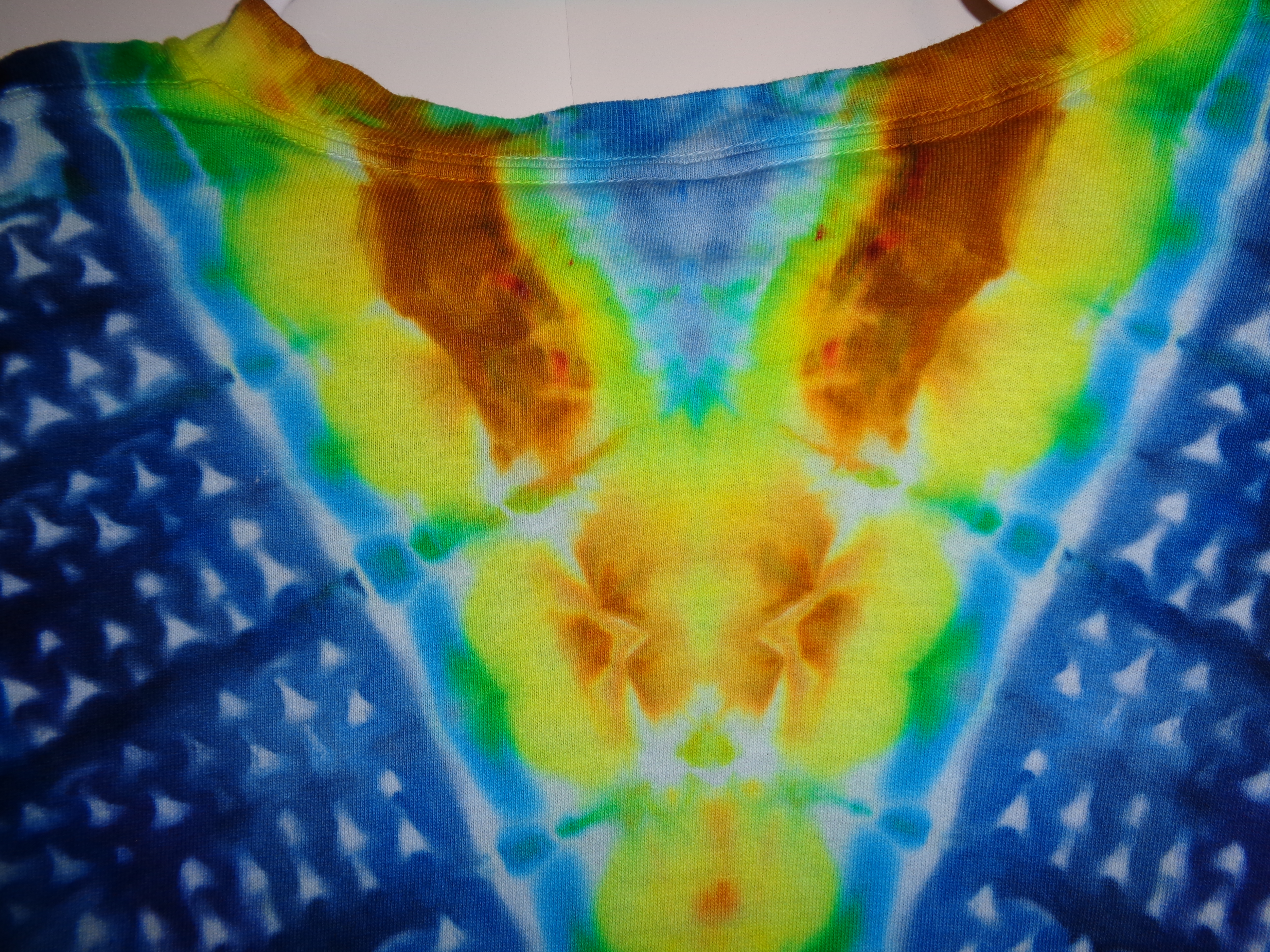 Gallaghersart dsc07031 from Tie Dyenied #60 XL TRI v1 Front and Back Tie Dye Shirt  - #60