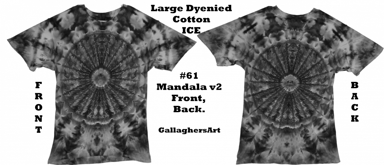 Gallaghersart 61 esm from Tie Denied #61 Mandala v2 Front and Back Large Tie Dye Shirt gallaghersart_61_esm.png  - #61 Large