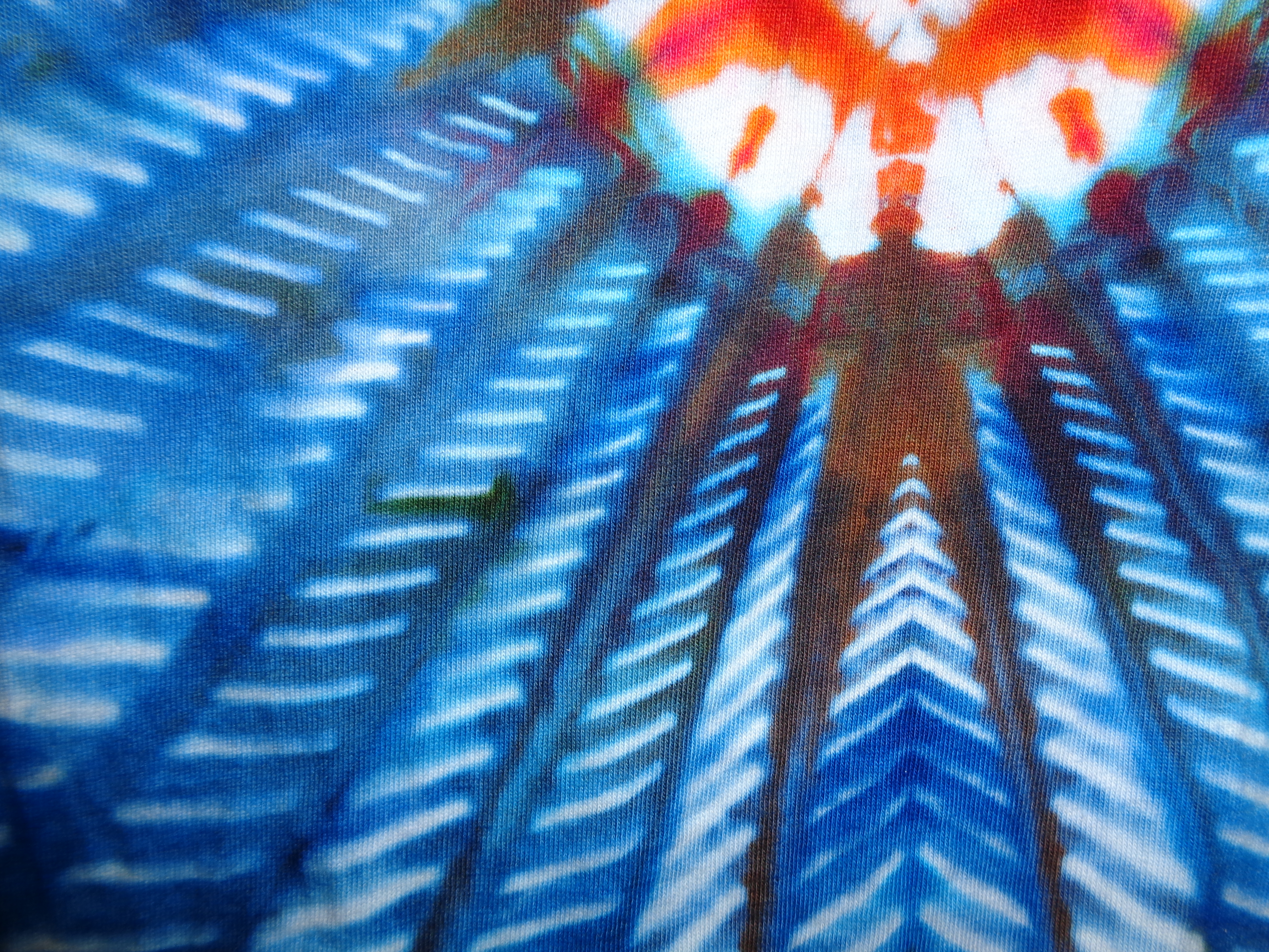 Gallaghersart dsc06990 from Tie Denied #61 Mandala v2 Front and Back Large Tie Dye Shirt  - #61