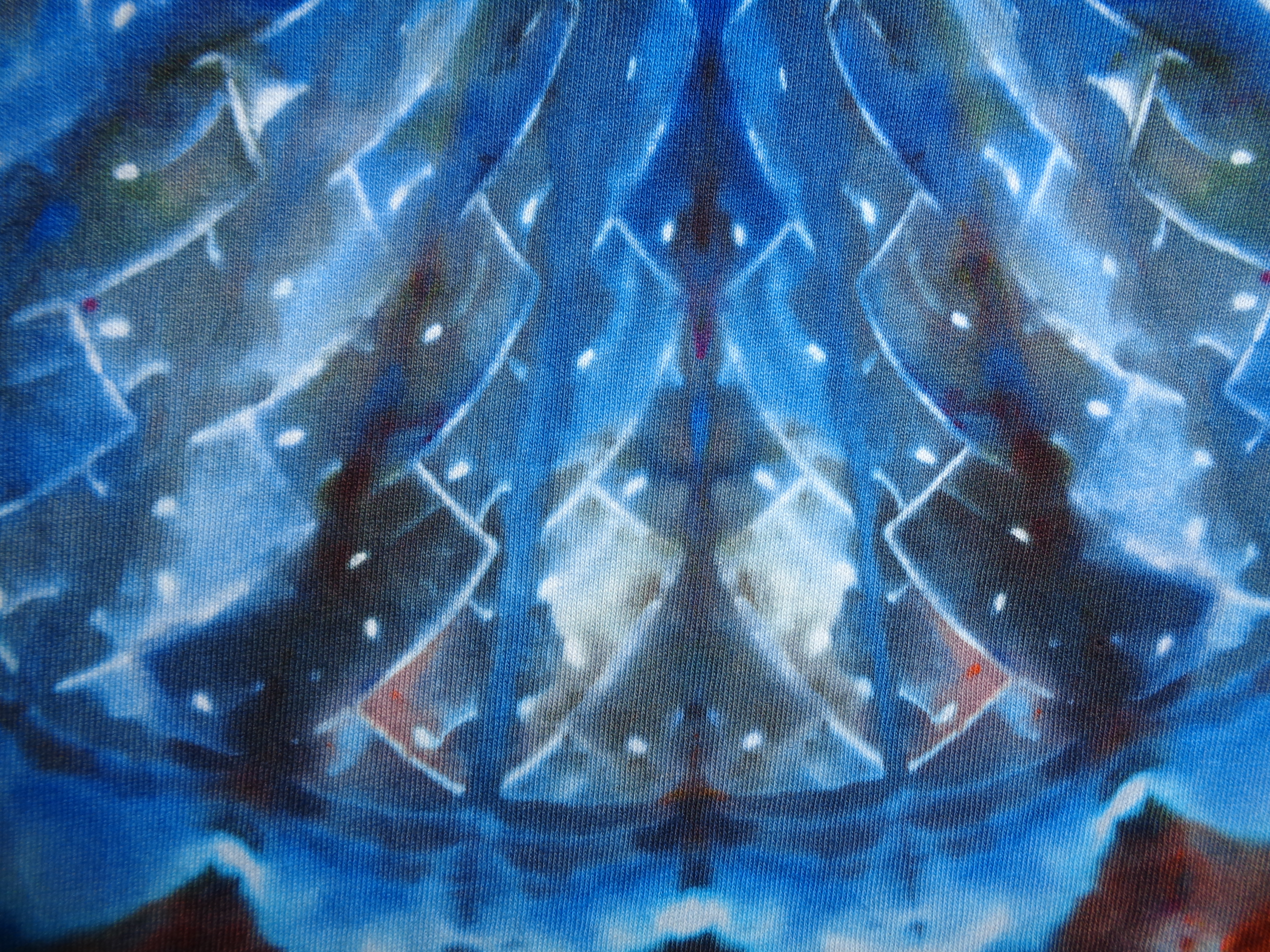 Gallaghersart dsc07002 from Tie Denied #61 Mandala v2 Front and Back Large Tie Dye Shirt  - #61
