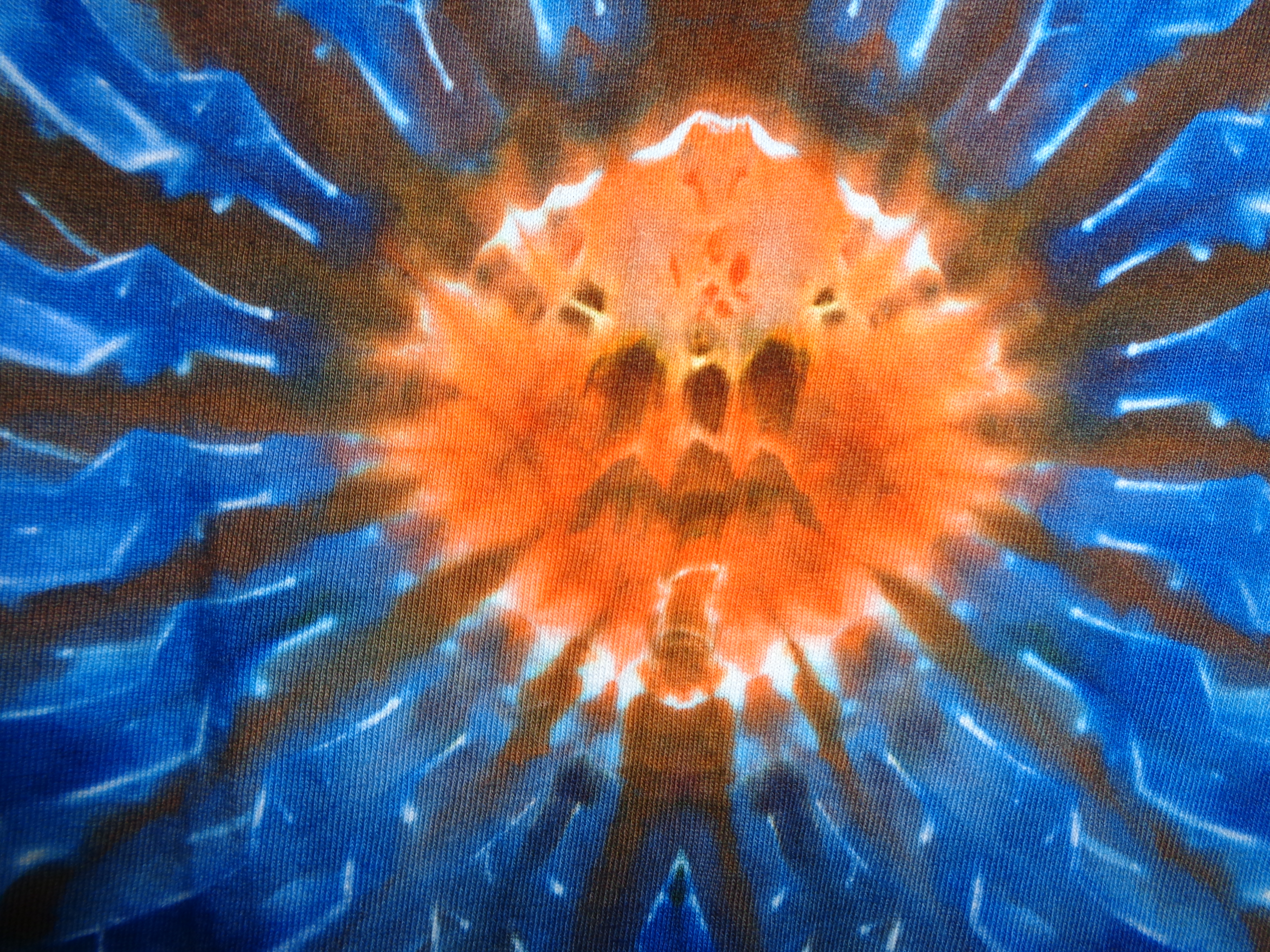 Gallaghersart dsc07008 from Tie Denied #61 Mandala v2 Front and Back Large Tie Dye Shirt  - #61