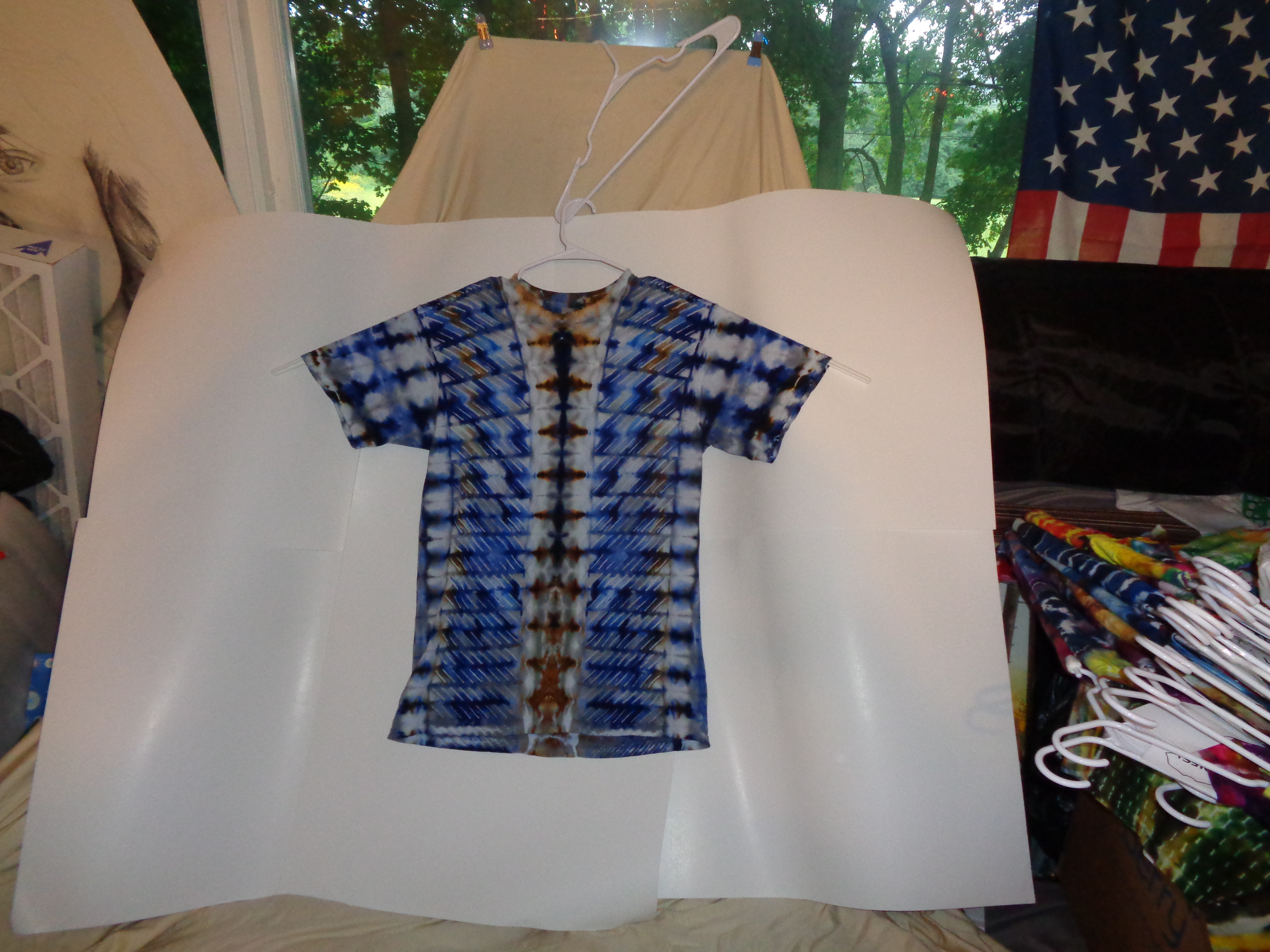 Gallaghersart dsc06954 from Tie Dyenied #59 Slots v1 Front and Back Medium Tie Dye Shirt  - #59