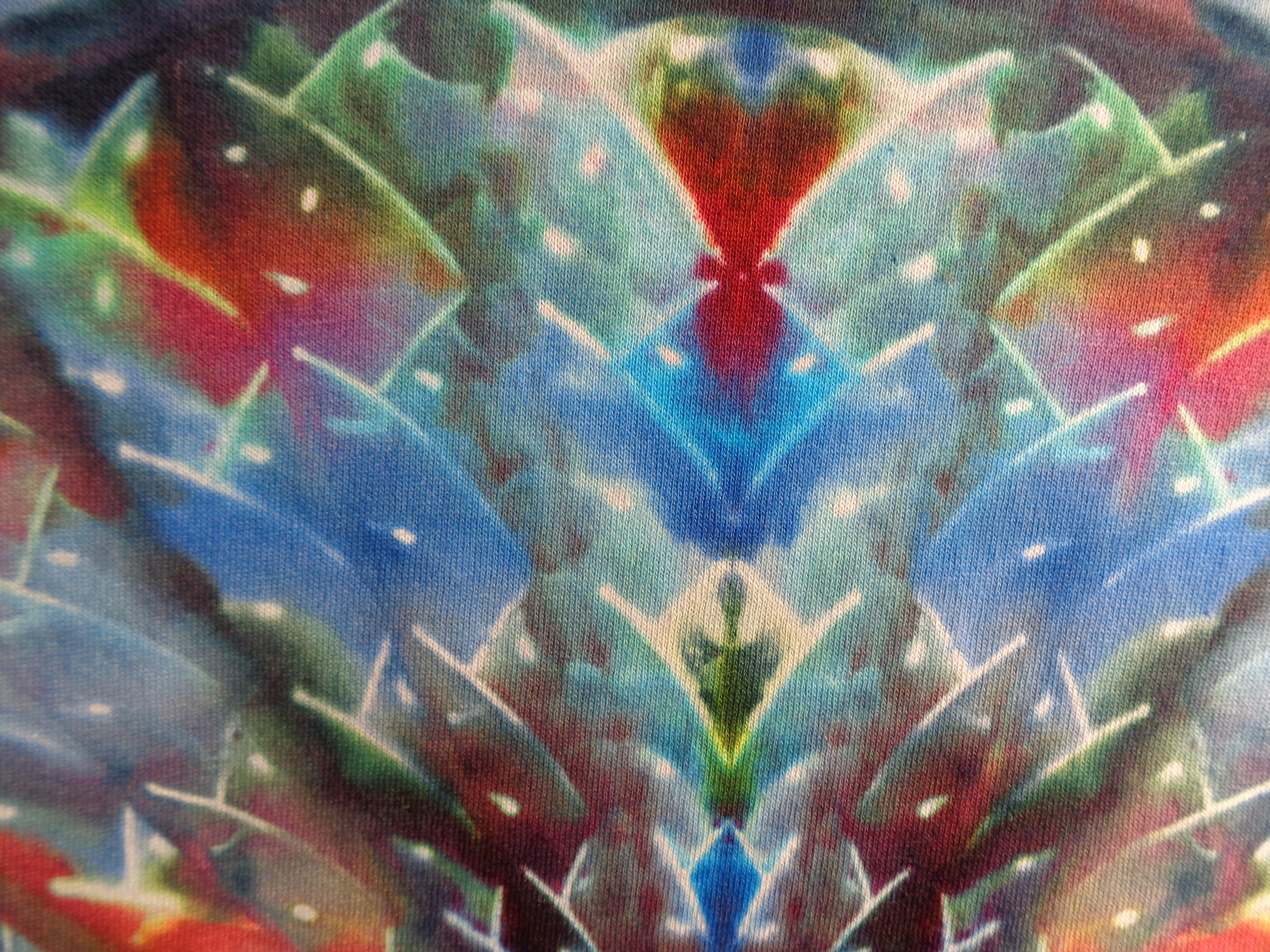 Gallaghersart dsc07102 from Tie Dyenied #64 XL ICE Mandala v2 (F+B), Spirals Arms, Blocks v1 Bottom Tie Dye Shirt  - #64