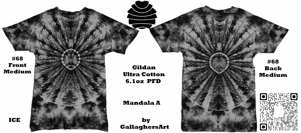 Gallaghersart 68 ga from Tie Dyenied #68 M  Mandala v1 Front and Back ICE Tie Dye Shirt PFD Ultra Cotton gallaghersart_68_ga.png  - #68 Medium