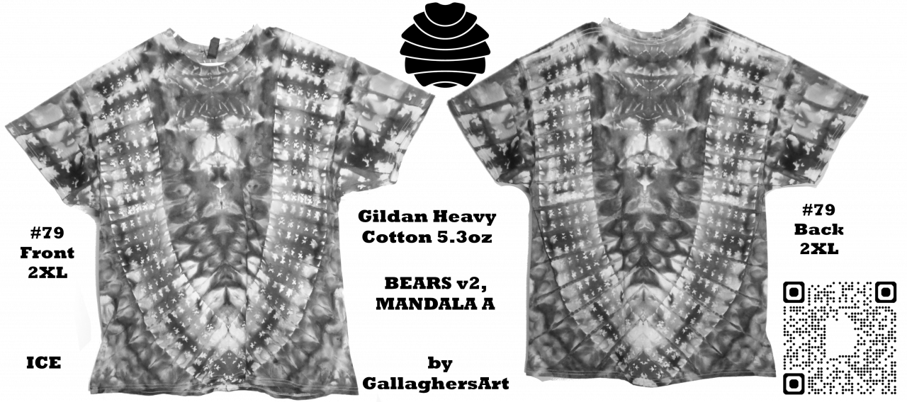 Gallaghersart 79 ga from Tie Dyenied #79 2XL Bears v1, Mandala v1 Gildan Heavy Cotton 5.3oz gallaghersart_79_ga.png  - #79 2XL Bears v1, Mandala v1 Gildan Heavy Cotton 5.3oz