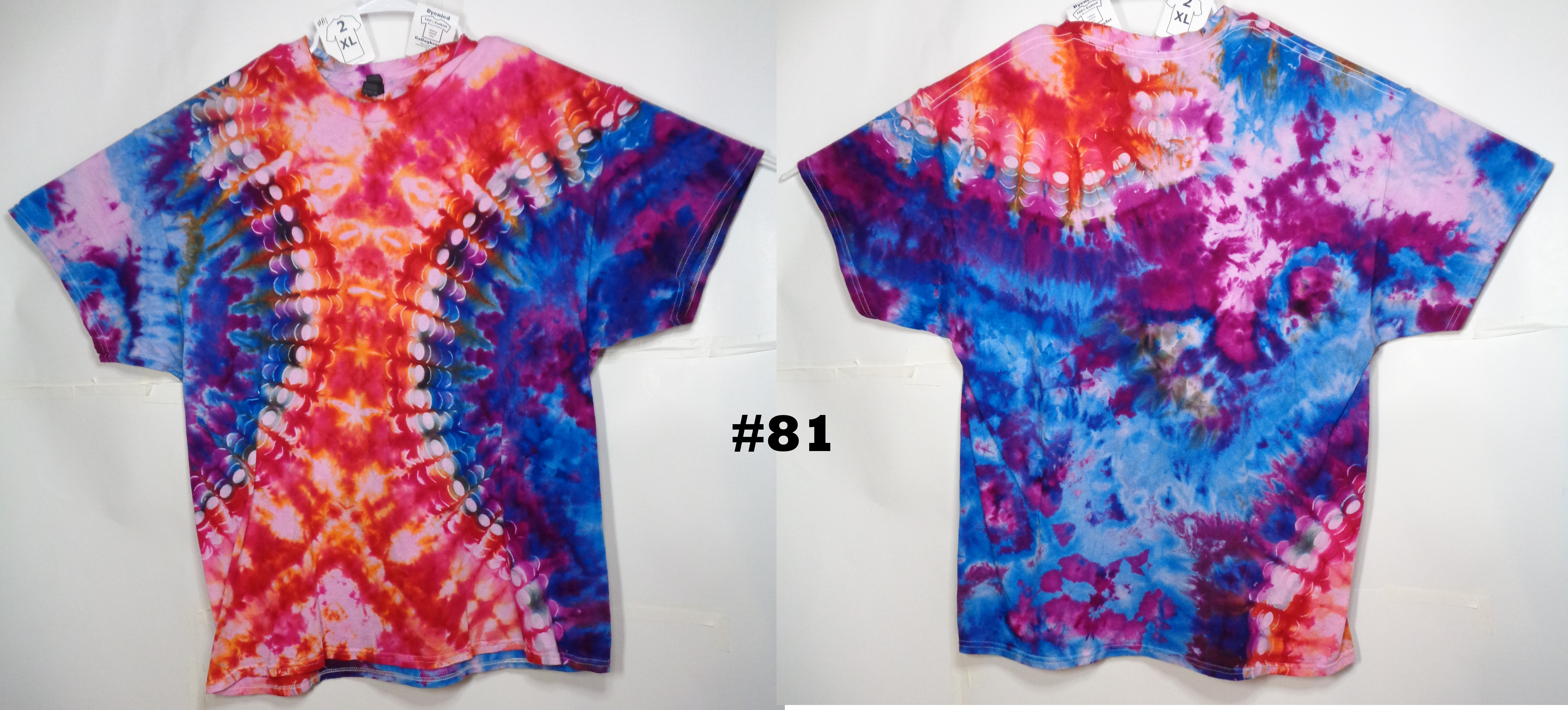 Gallaghersart 81 from Tie Dyenied #81 2XL Galaxy v3, Gildan Heavy Cotton 5.3oz  - #81