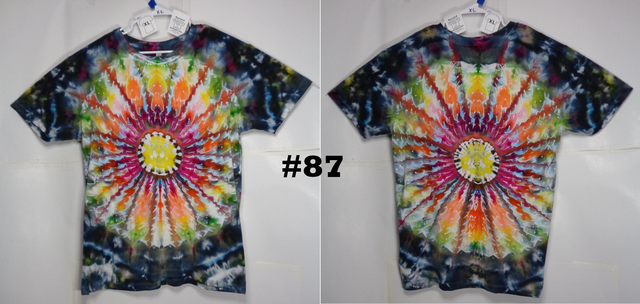 Gallaghersart 87 from Tie Dyenied #87 XL Mandala v3, Unisex Bamboo / Ringspun Cotton 5.3oz  - #87