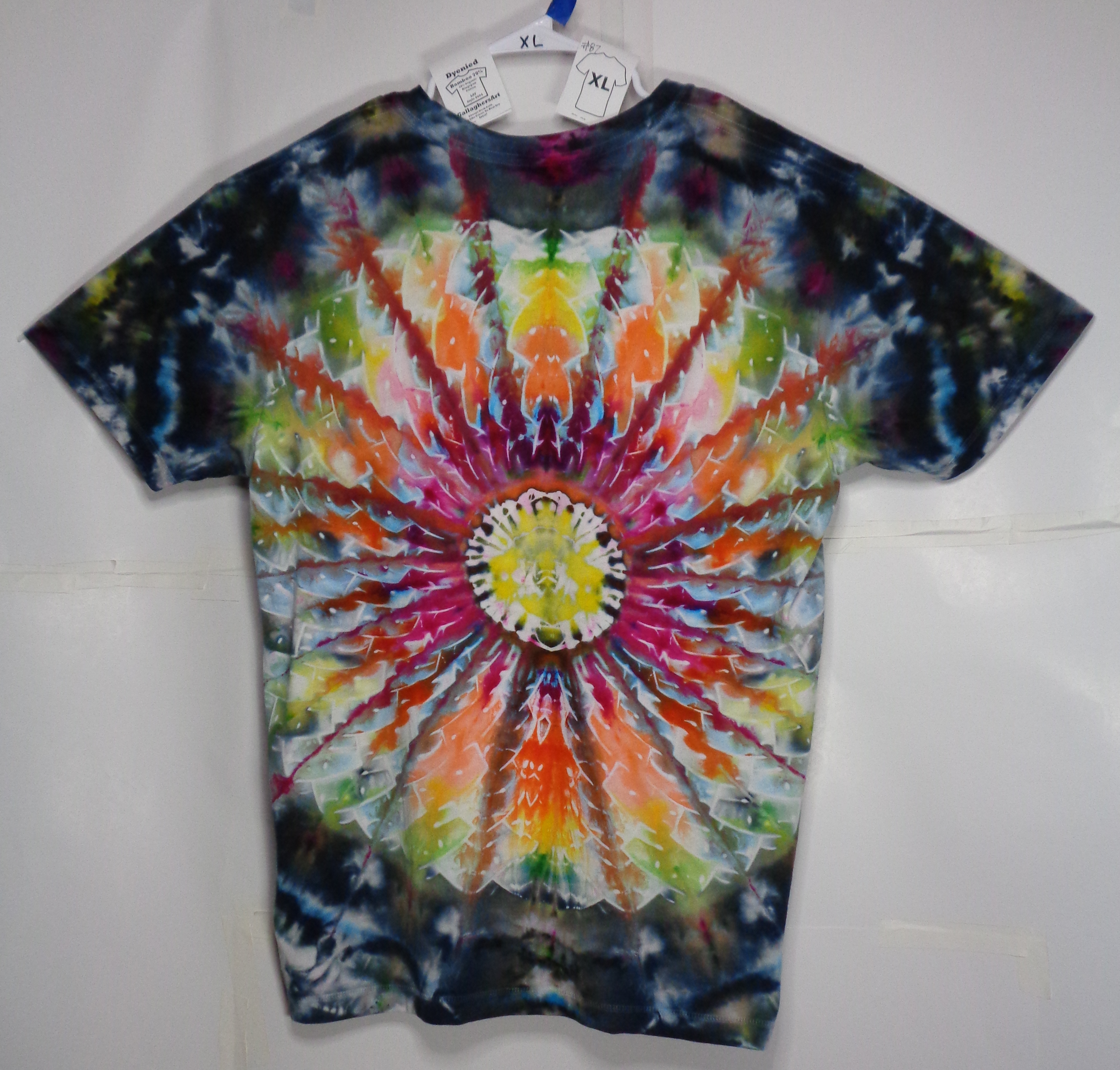 Gallaghersart 87 b from Tie Dyenied #87 XL Mandala v3, Unisex Bamboo / Ringspun Cotton 5.3oz  - #87