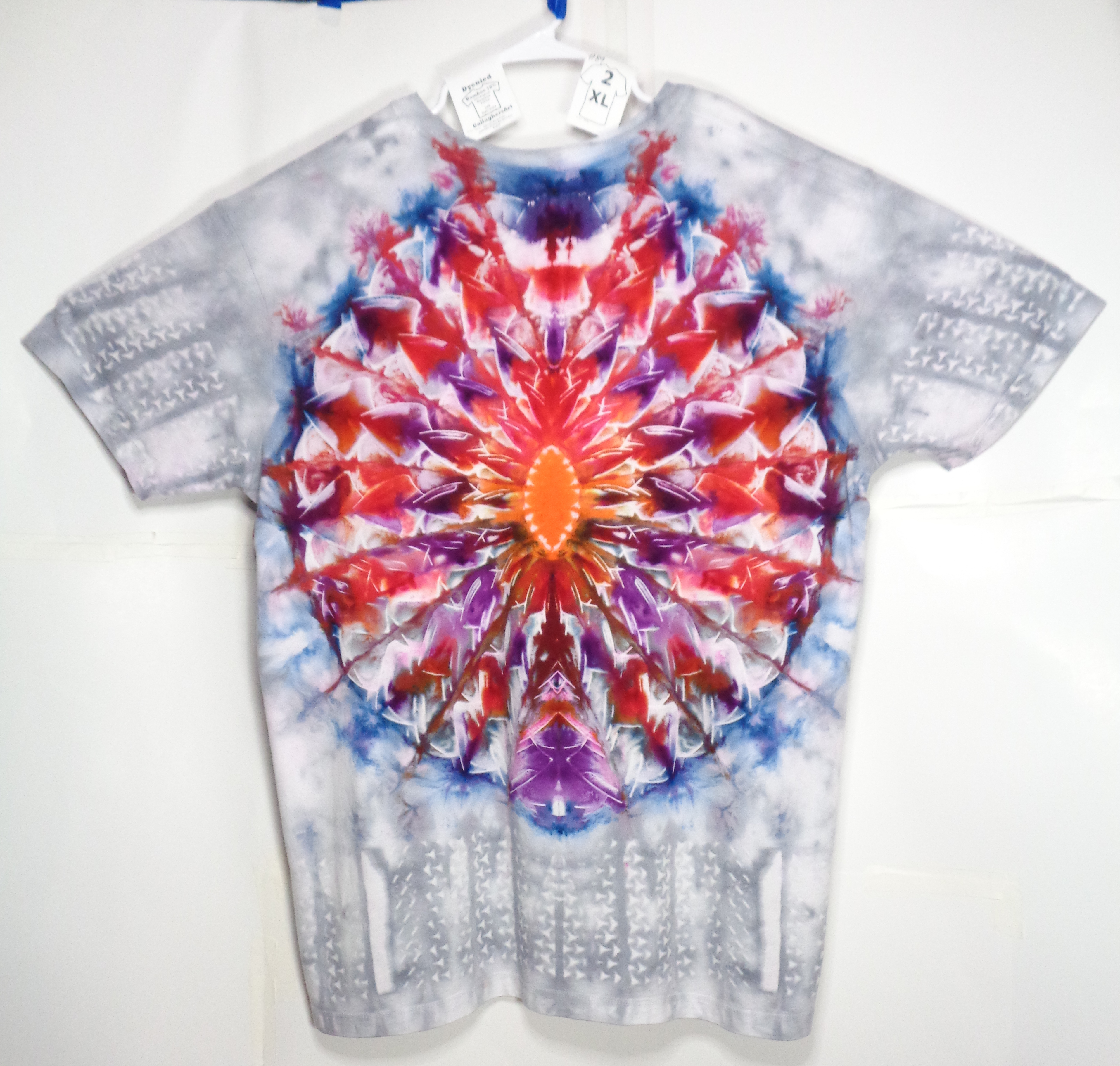 Gallaghersart 89 b from Tie Dyenied #89 2XL Mandala v4, Tri, Unisex Bamboo / Ringspun Cotton 5.3oz  - #89