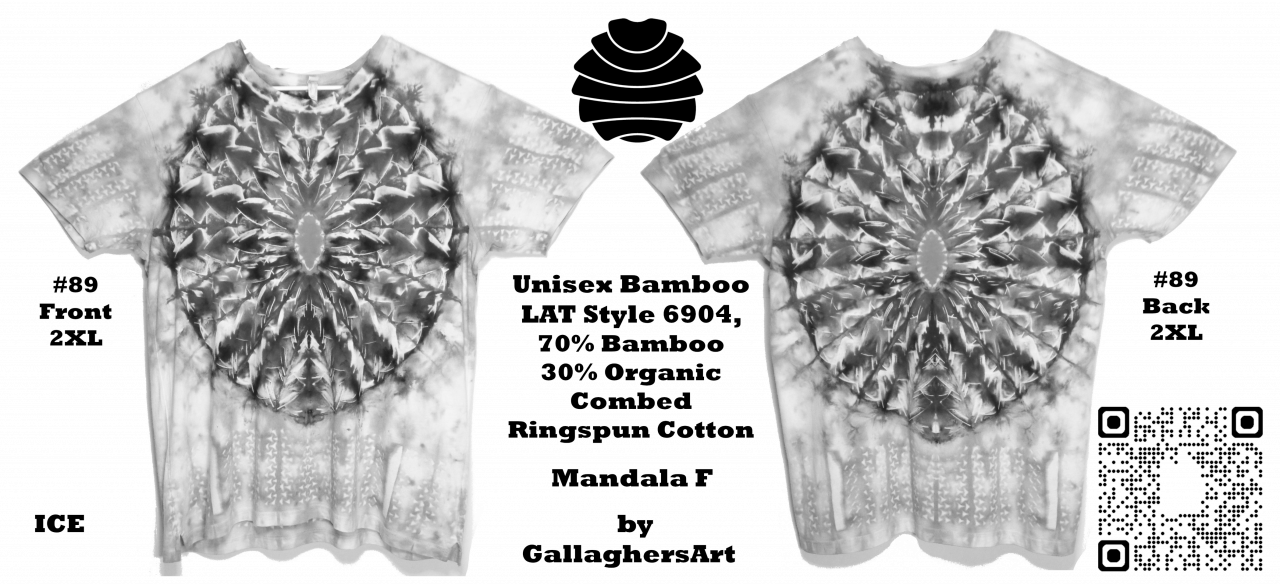 Gallaghersart 89 ga from Tie Dyenied #89 2XL Mandala v4, Tri, Unisex Bamboo / Ringspun Cotton 5.3oz gallaghersart_89_ga.png  - #89 2XL