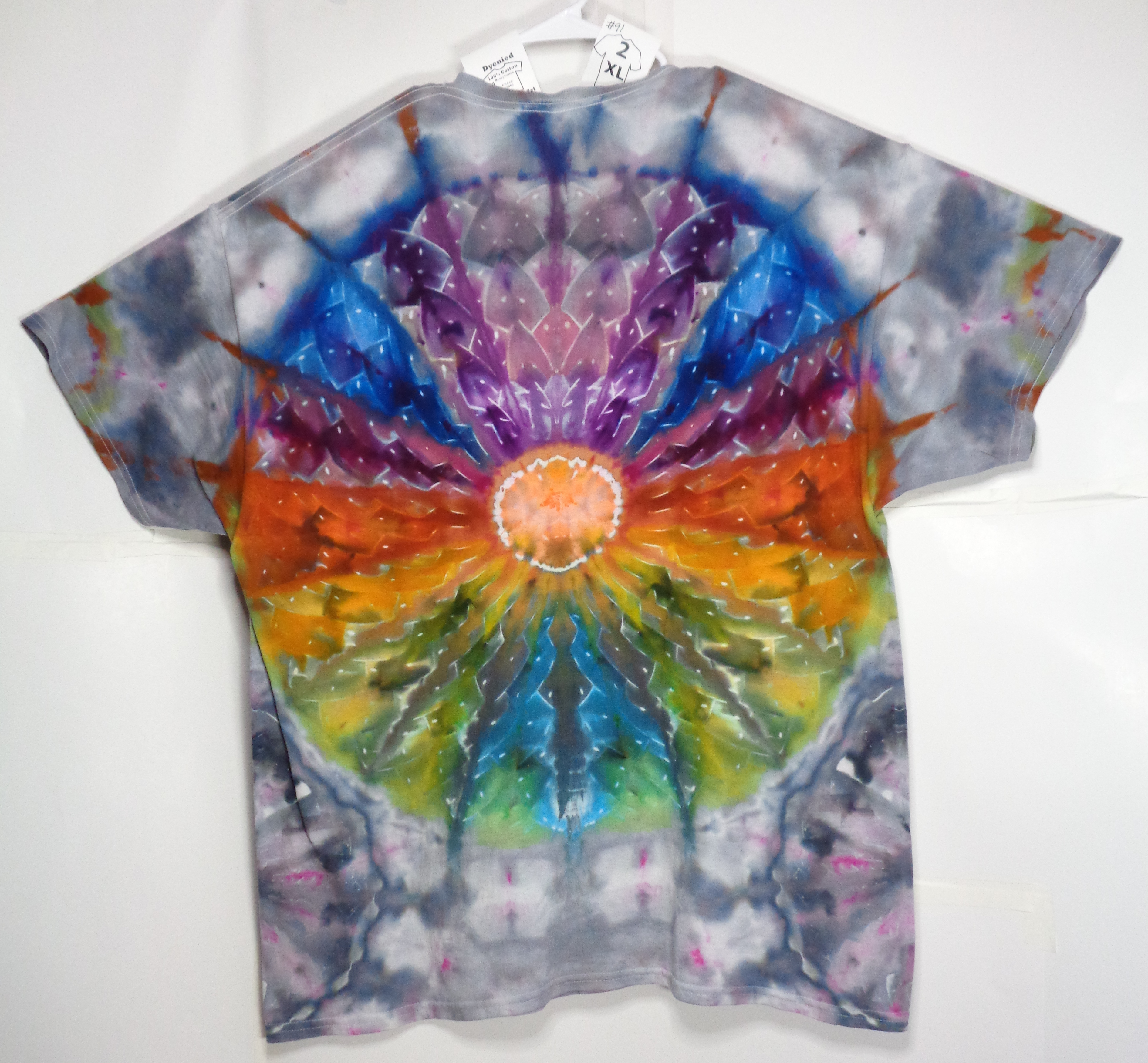 Gallaghersart 91 b from Tie Dyenied #91 2XL Mandala, Gildan Heavy Cotton 5.3oz  - #91