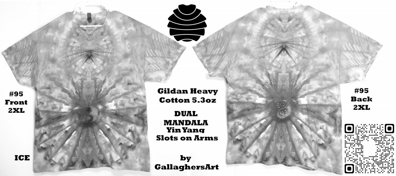 Gallaghersart 95 ga from Tie Dyenied #95 2XL Dual Mandala, Yin Yang 1st, Gildan Heavy Cotton 5.3oz gallaghersart_95_ga.png  - #95 2XL