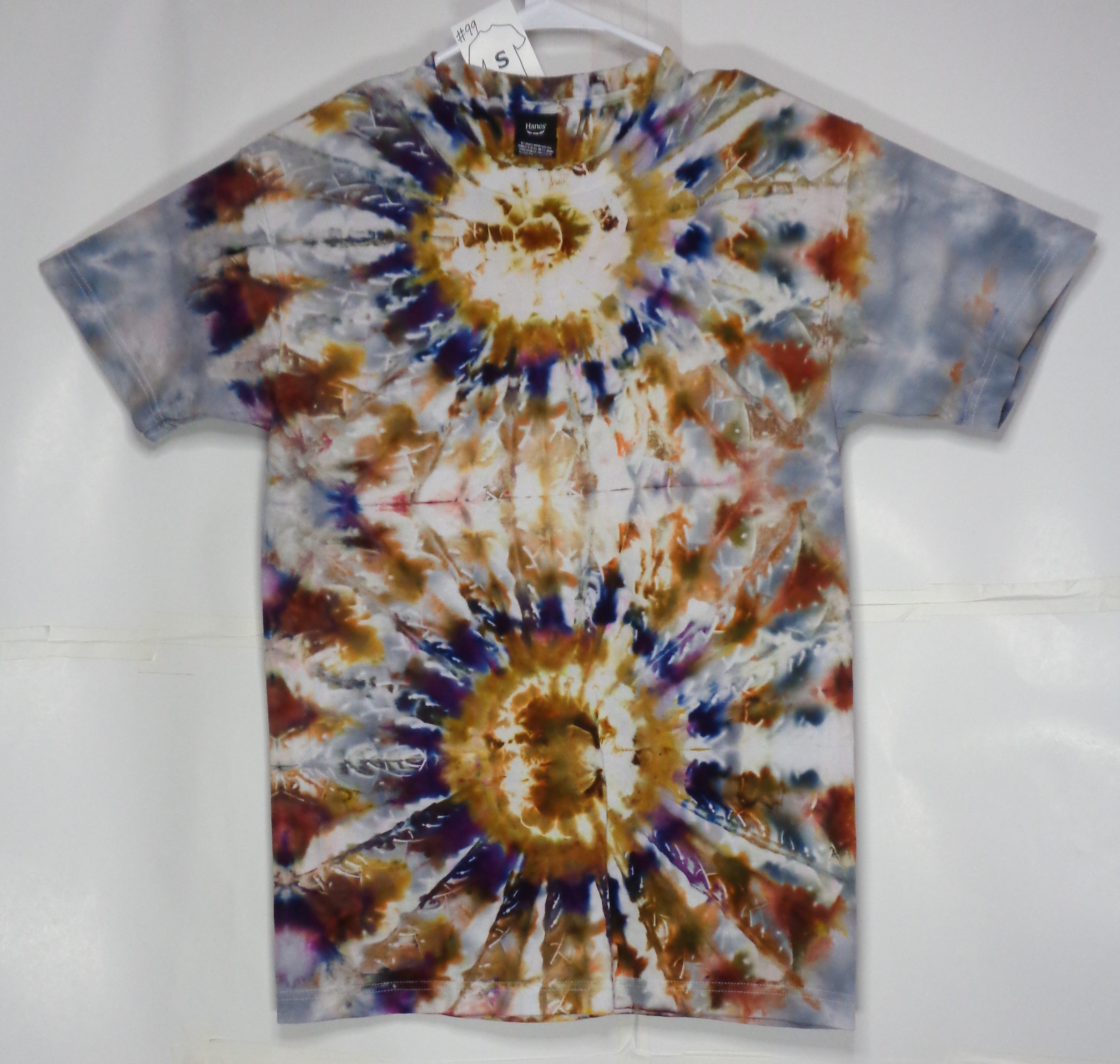 Gallaghersart 99 f from Tie Dyenied #99 Small Dual Mandala, Beefy T  - #99