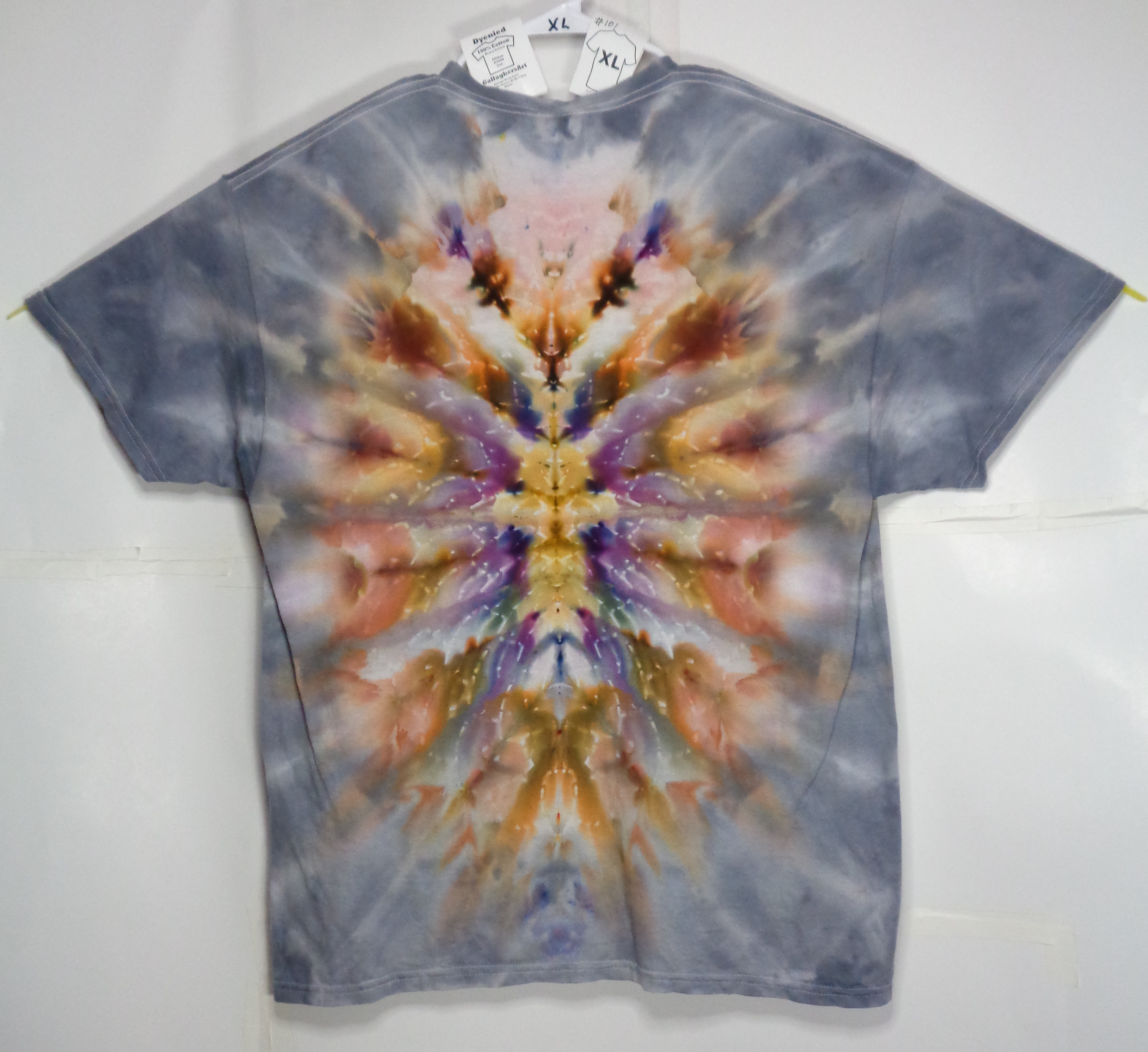 Gallaghersart 101 b from Tie Dyenied #101 XL Mandala, Gildan Ultra Cotton 6.1oz, PFD  - #101