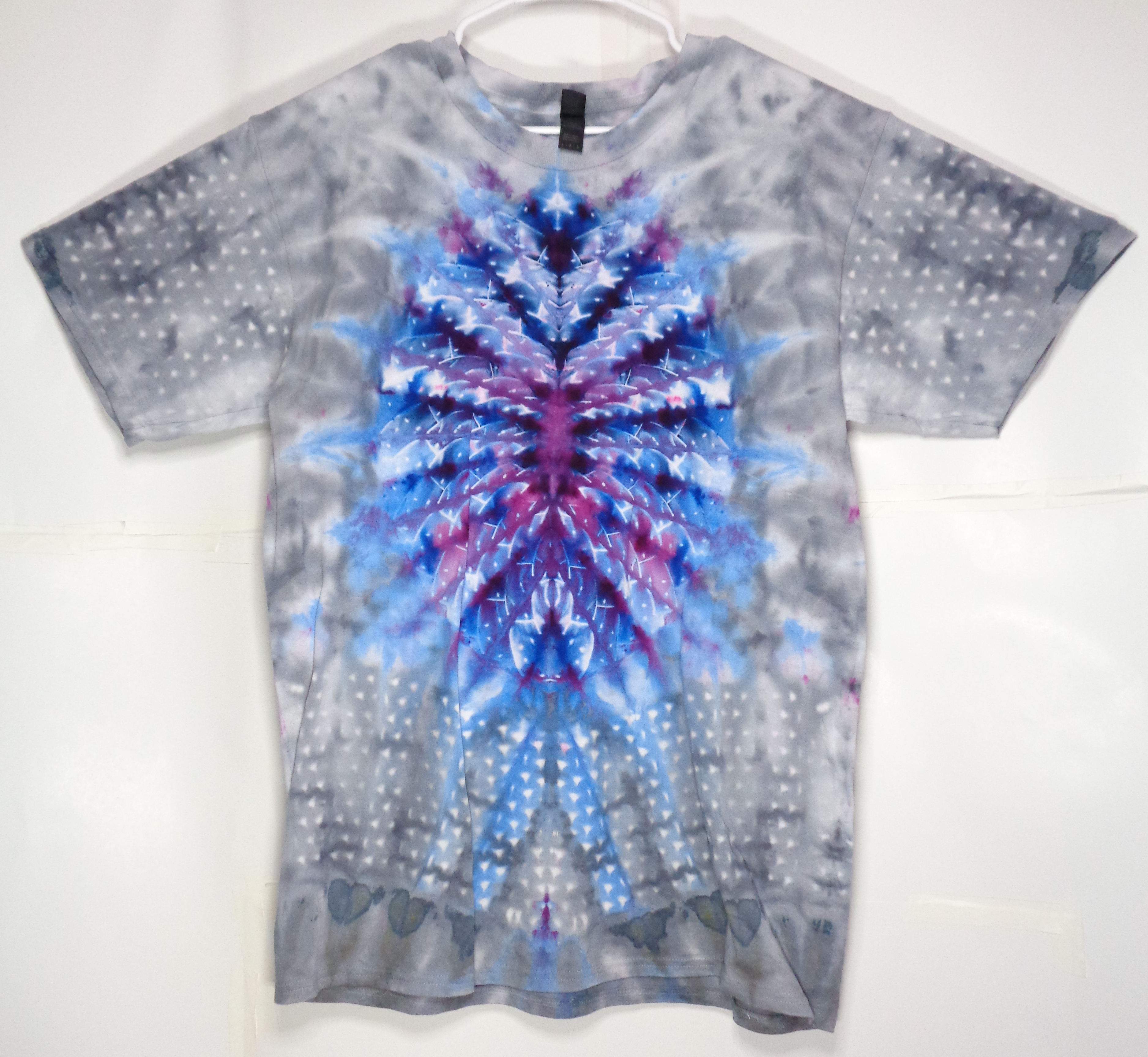Gallaghersart 102 f from Tie Dyenied #102 L Mandala with Tri, Gildan Ultra Cotton 6.1oz, PFD  - #102