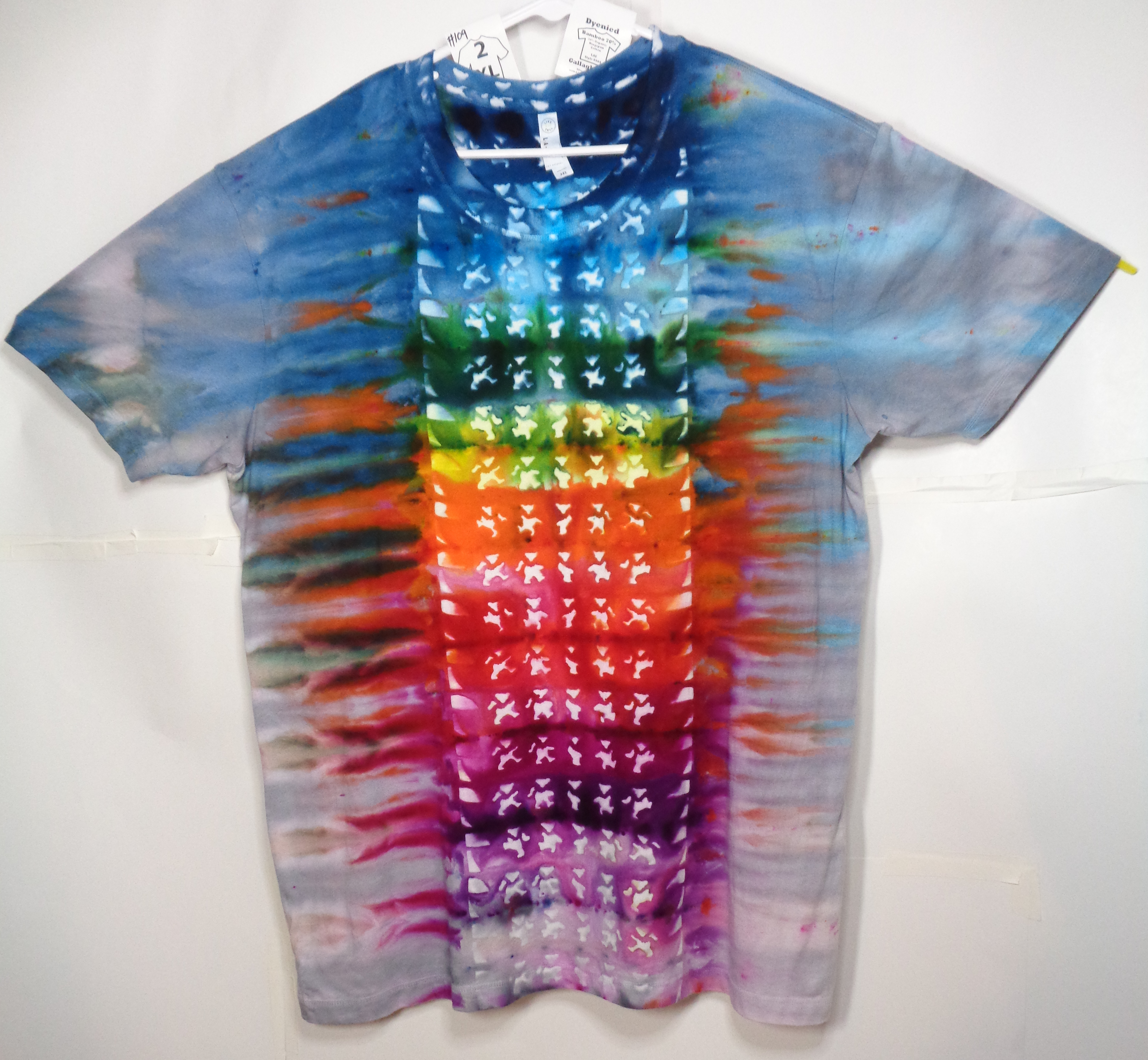 Gallaghersart dsc07424 from Tie Dyenied #109 2XL Shrooms and Bears Unisex Bamboo / Ringspun Cotton 5.3oz  - #109