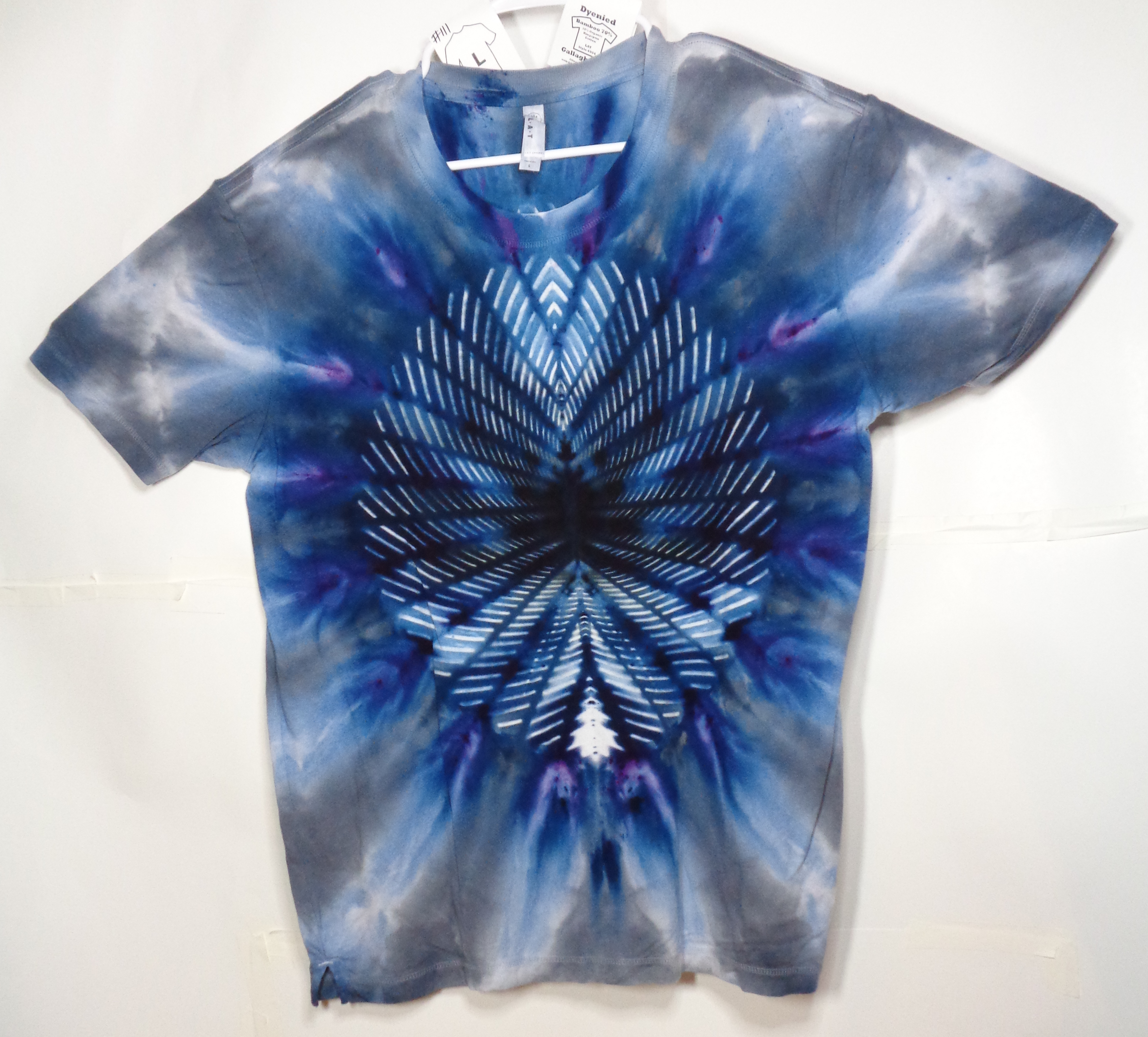 Gallaghersart dsc07428 from Tie Dyenied #111 Large Mandala Slots. Unisex Bamboo / Ringspun Cotton 5.3oz  - #111