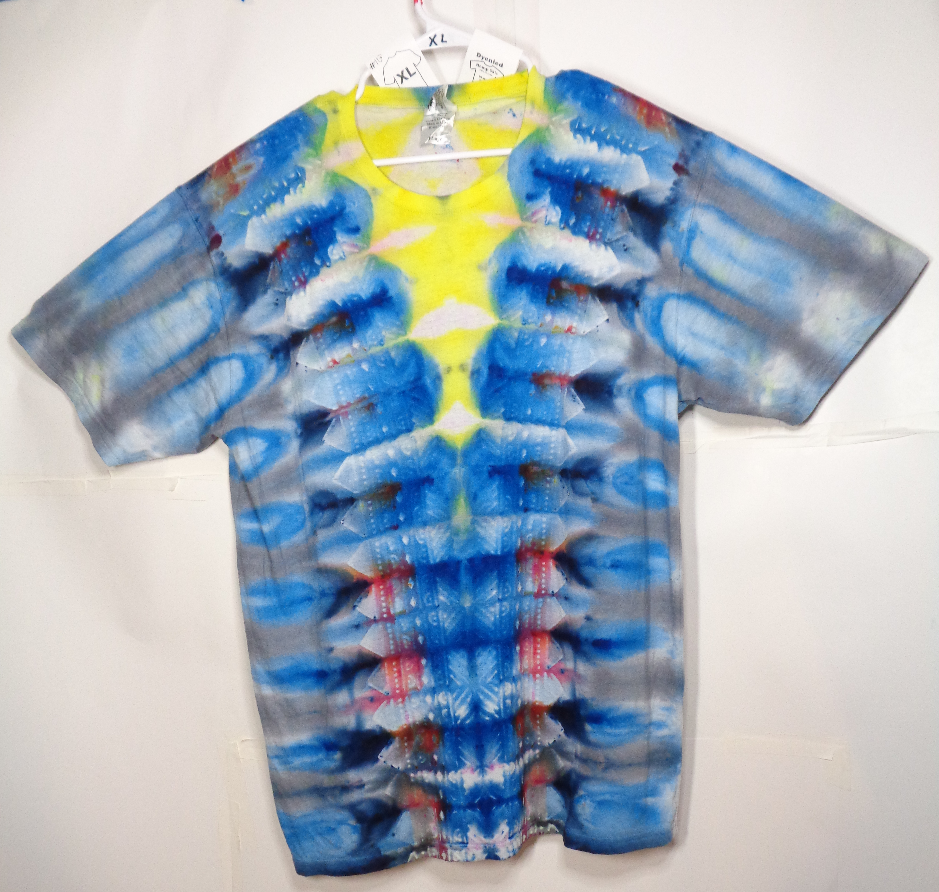 Gallaghersart dsc07432 from Tie Dyenied #113 XL Pattern A. Hemp and Organic Cotton 7.5 oz T-Shirt  - #113