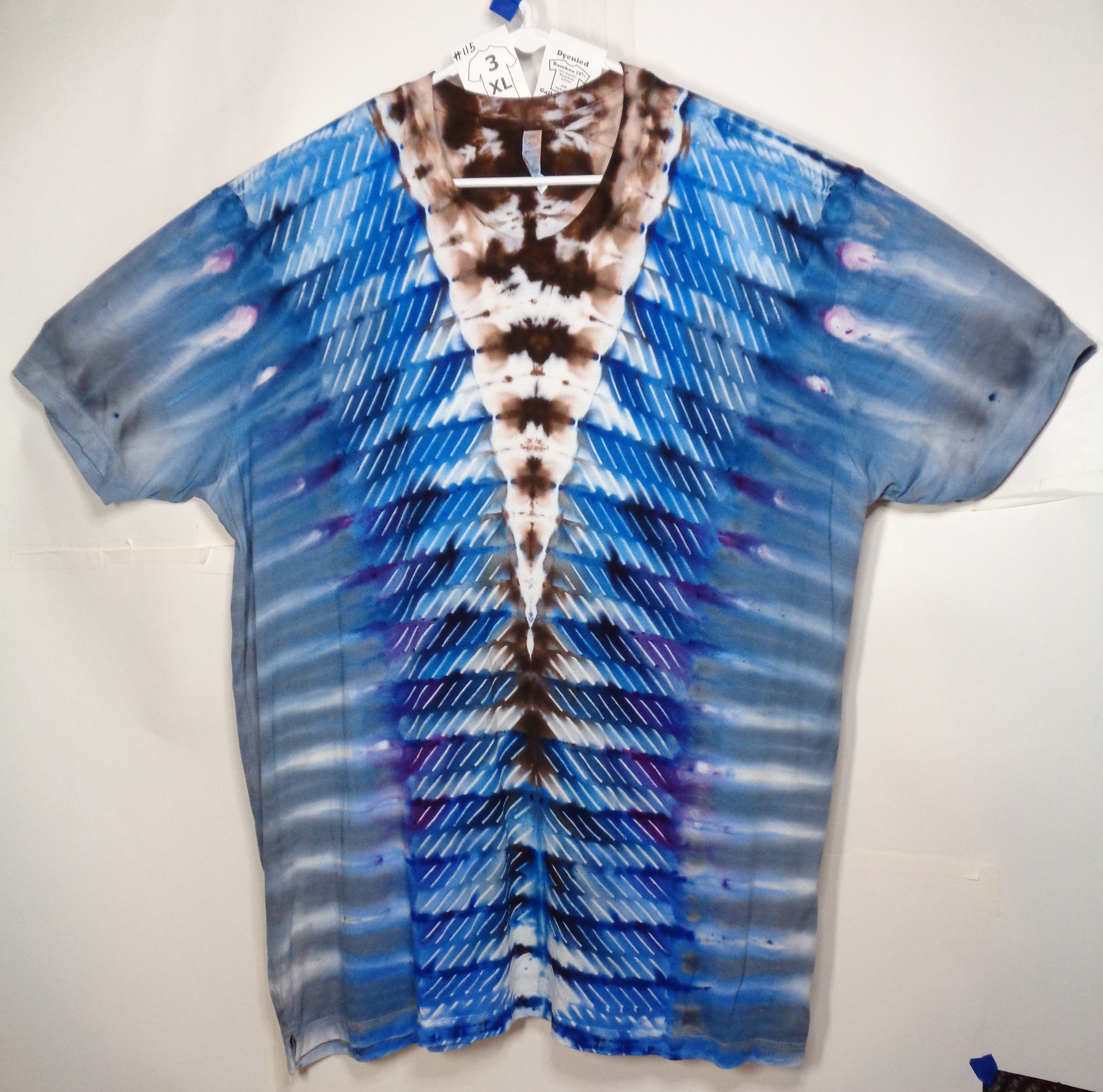 Gallaghersart dsc07438 from Tie Dyenied #115 3XL Slots, Unisex Bamboo / Ringspun Cotton 5.3oz  - #115