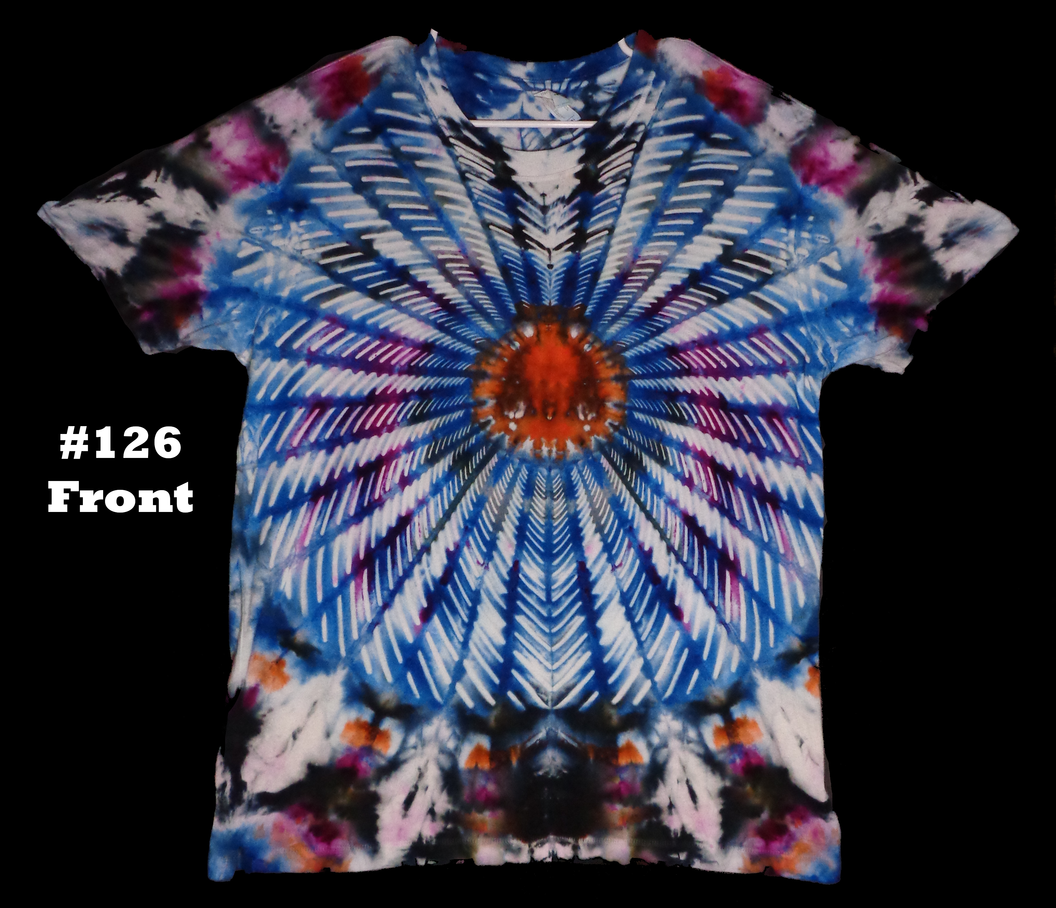 Gallaghersart dsc00051 from Tie Dyenied #126 XL Mandala Slots, Unisex Bamboo / Ringspun Cotton 5.3oz  - #126