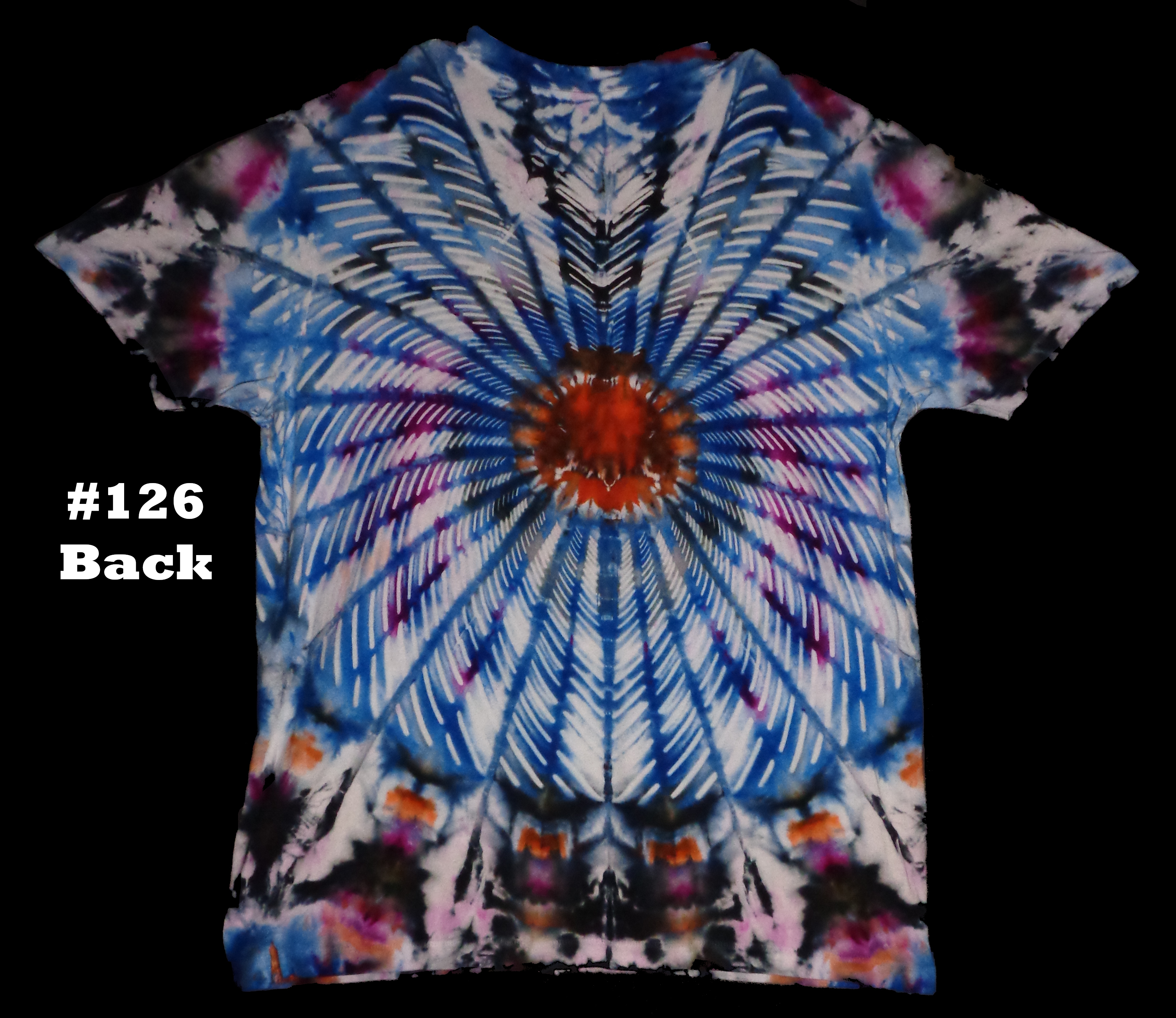 Gallaghersart dsc00052 from Tie Dyenied #126 XL Mandala Slots, Unisex Bamboo / Ringspun Cotton 5.3oz  - #126