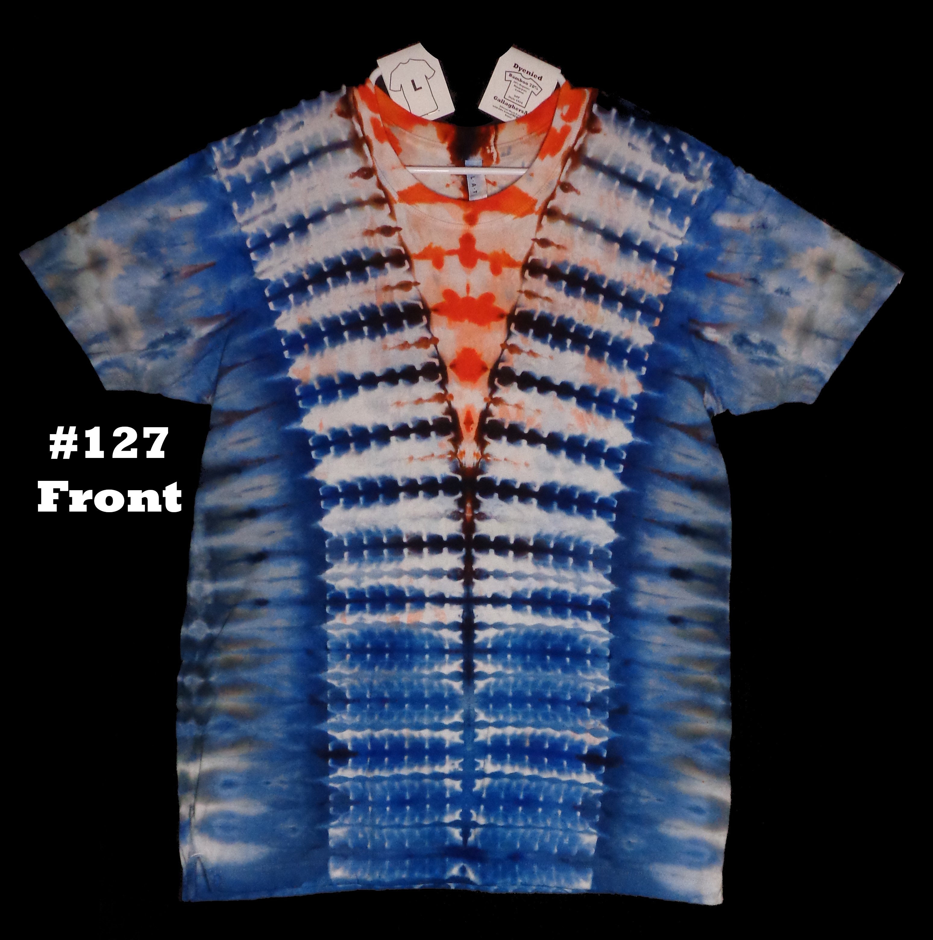 Gallaghersart dsc00049 from Tie Dyenied #127 Large Hive, Unisex Bamboo / Ringspun Cotton 5.3oz  - #127