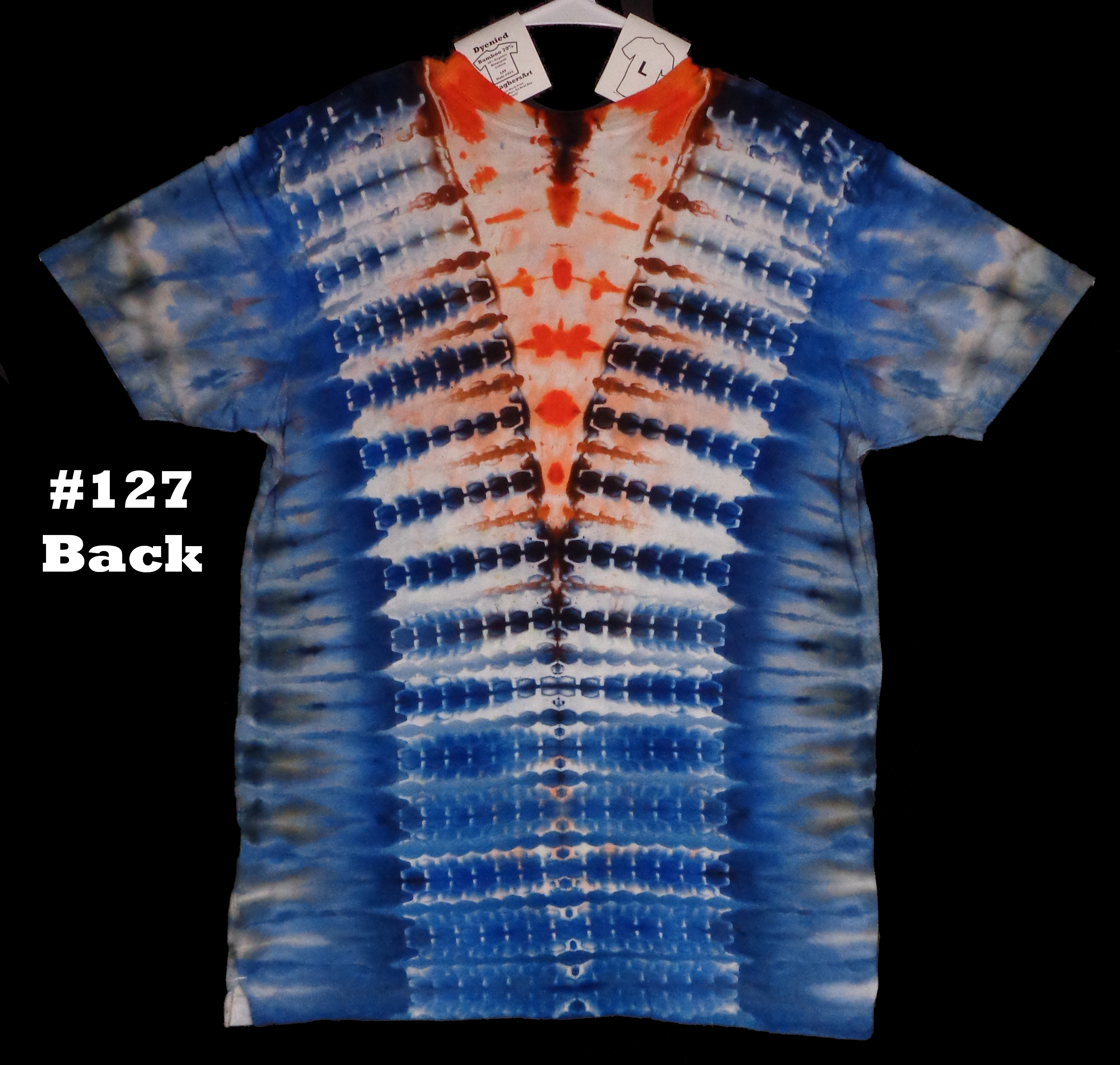Gallaghersart dsc00050 from Tie Dyenied #127 Large Hive, Unisex Bamboo / Ringspun Cotton 5.3oz  - #127