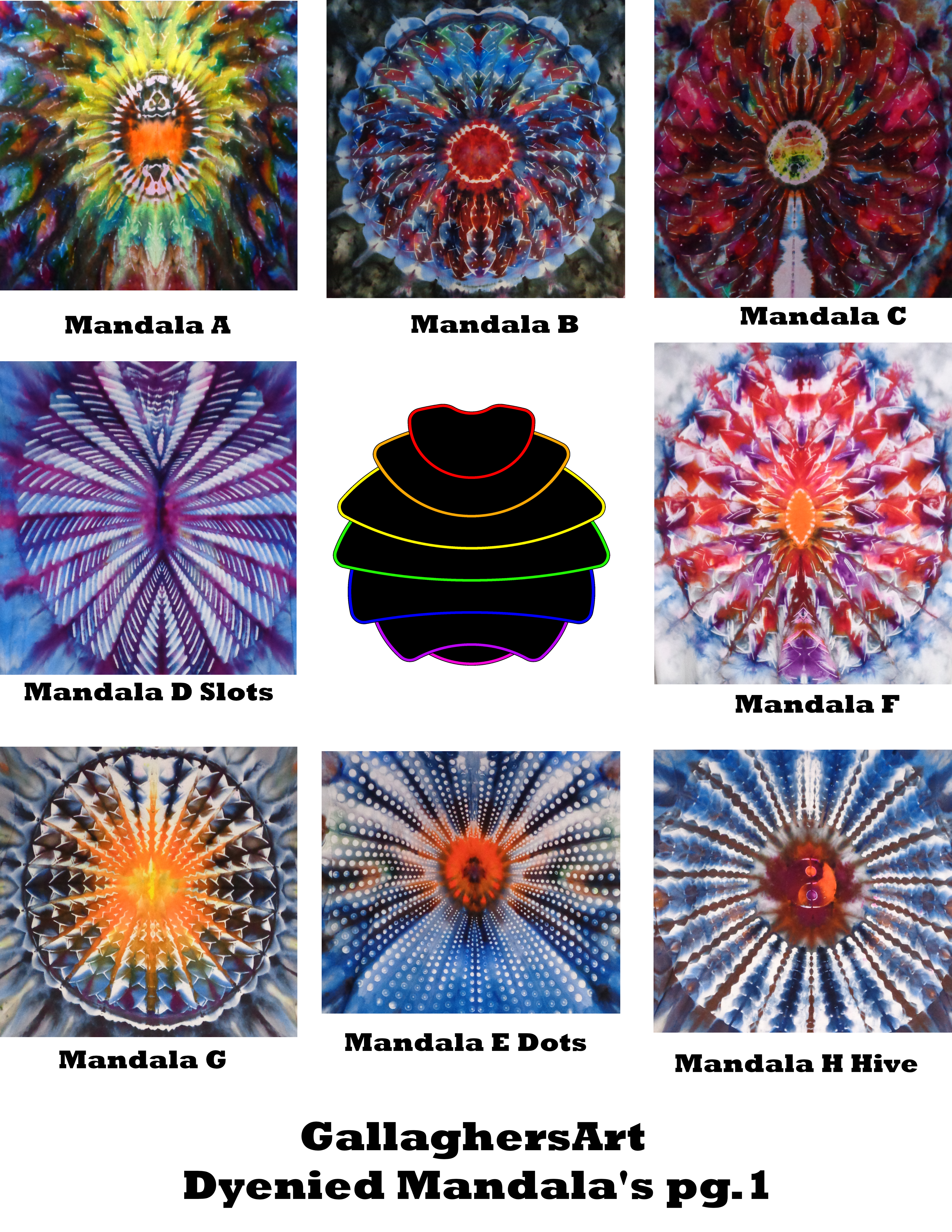 Mandalas ga from Dyed to Order 