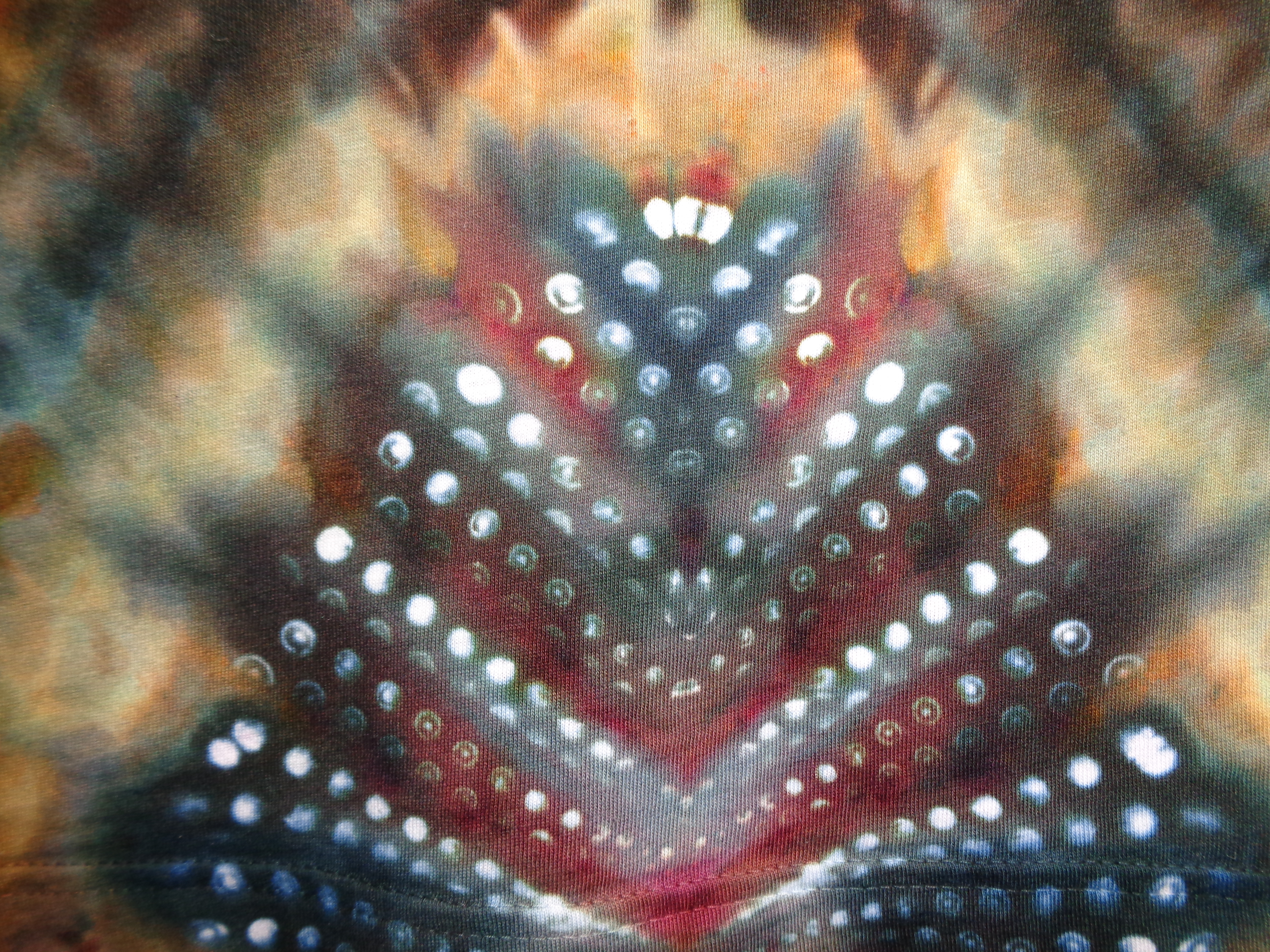 Gallaghersart dsc00125 from Tie Dyenied #133 6X Large Galaxy Dots, Mandala's, LAT Style 6901 Combed Ringspun Cotton  - #133