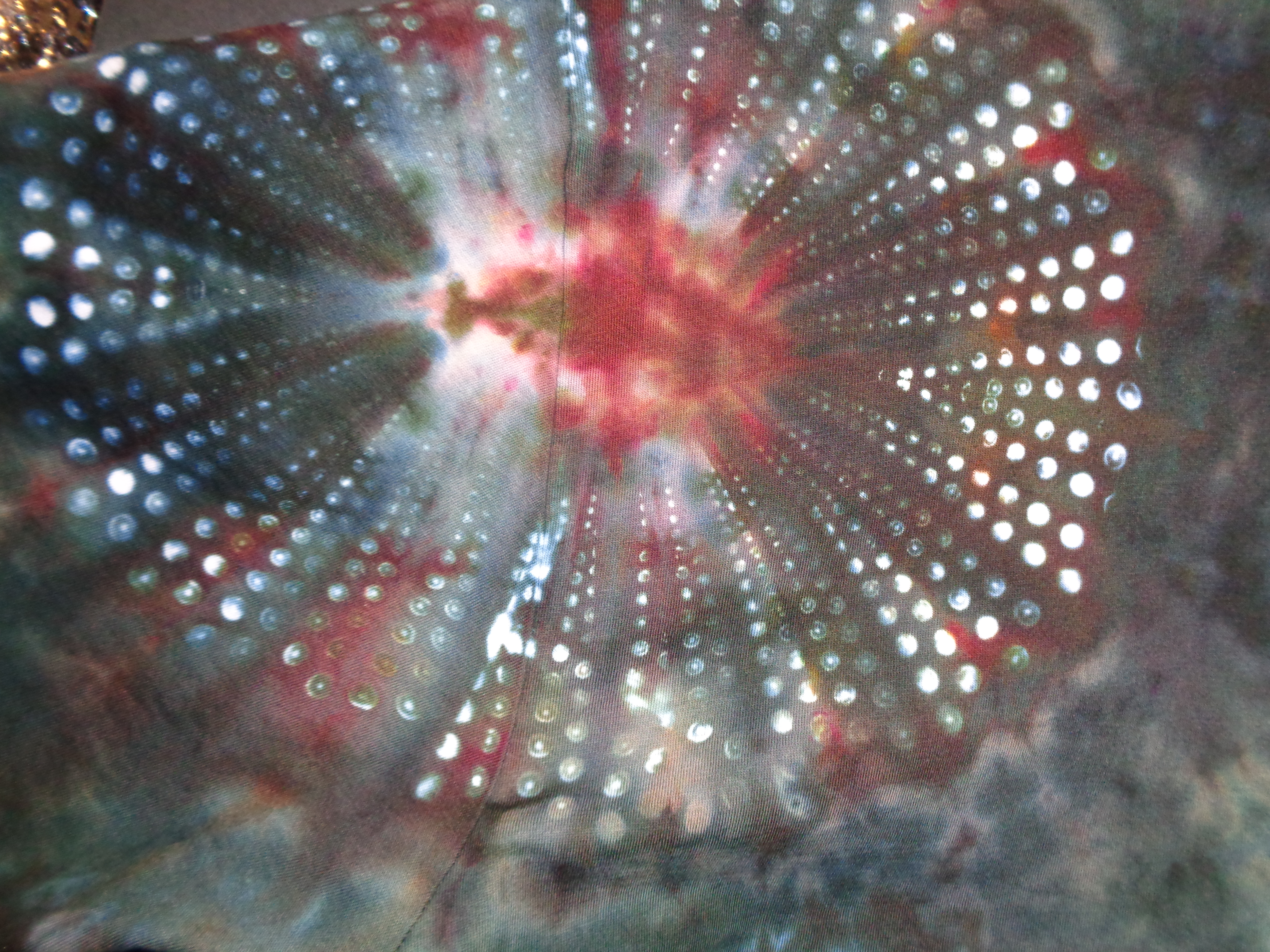 Gallaghersart dsc00128 from Tie Dyenied #133 6X Large Galaxy Dots, Mandala's, LAT Style 6901 Combed Ringspun Cotton  - #133