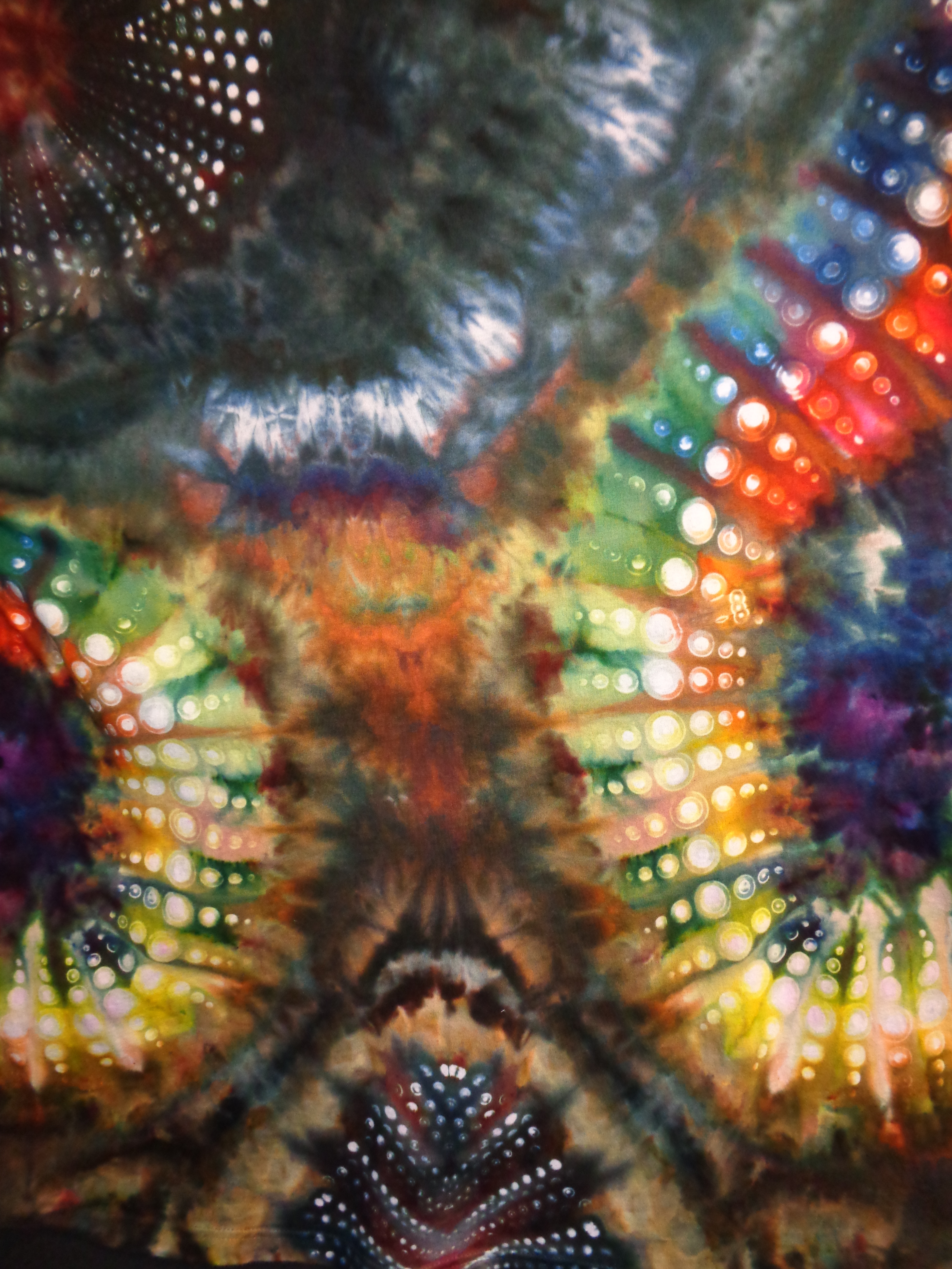 Gallaghersart dsc00131 from Tie Dyenied #133 6X Large Galaxy Dots, Mandala's, LAT Style 6901 Combed Ringspun Cotton 