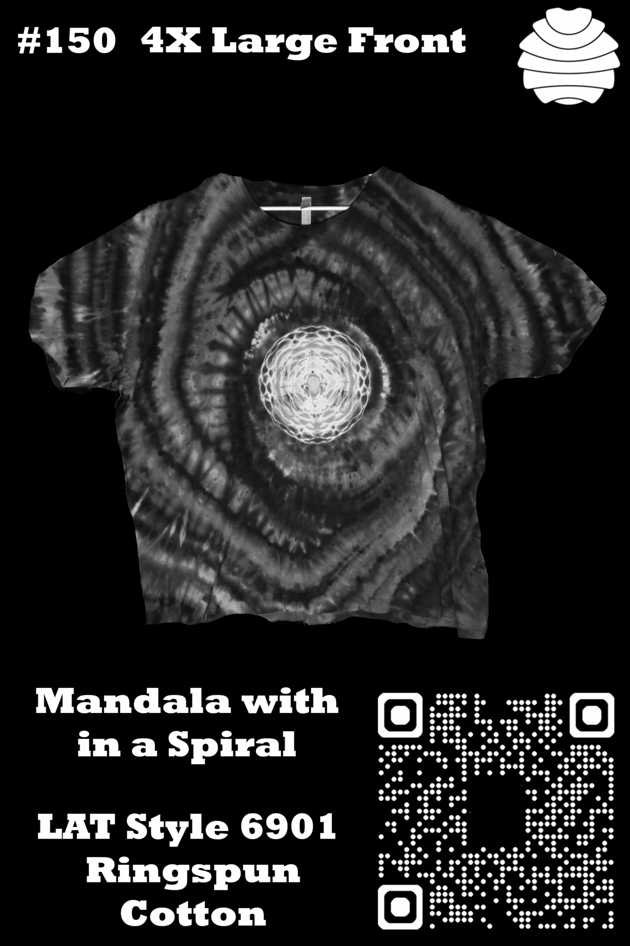 4x6 150 f from Tie Dyenied #150 4XL Spiral with Mandala 4x6_150_f.png 