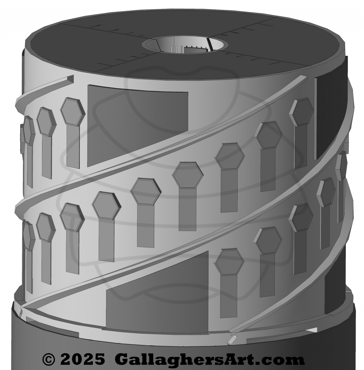 Gallaghersart bhive b47 03sm from Tie Dyenied #154 4XL Spiral Switchback gallaghersart_bhive_b47_03sm.png 