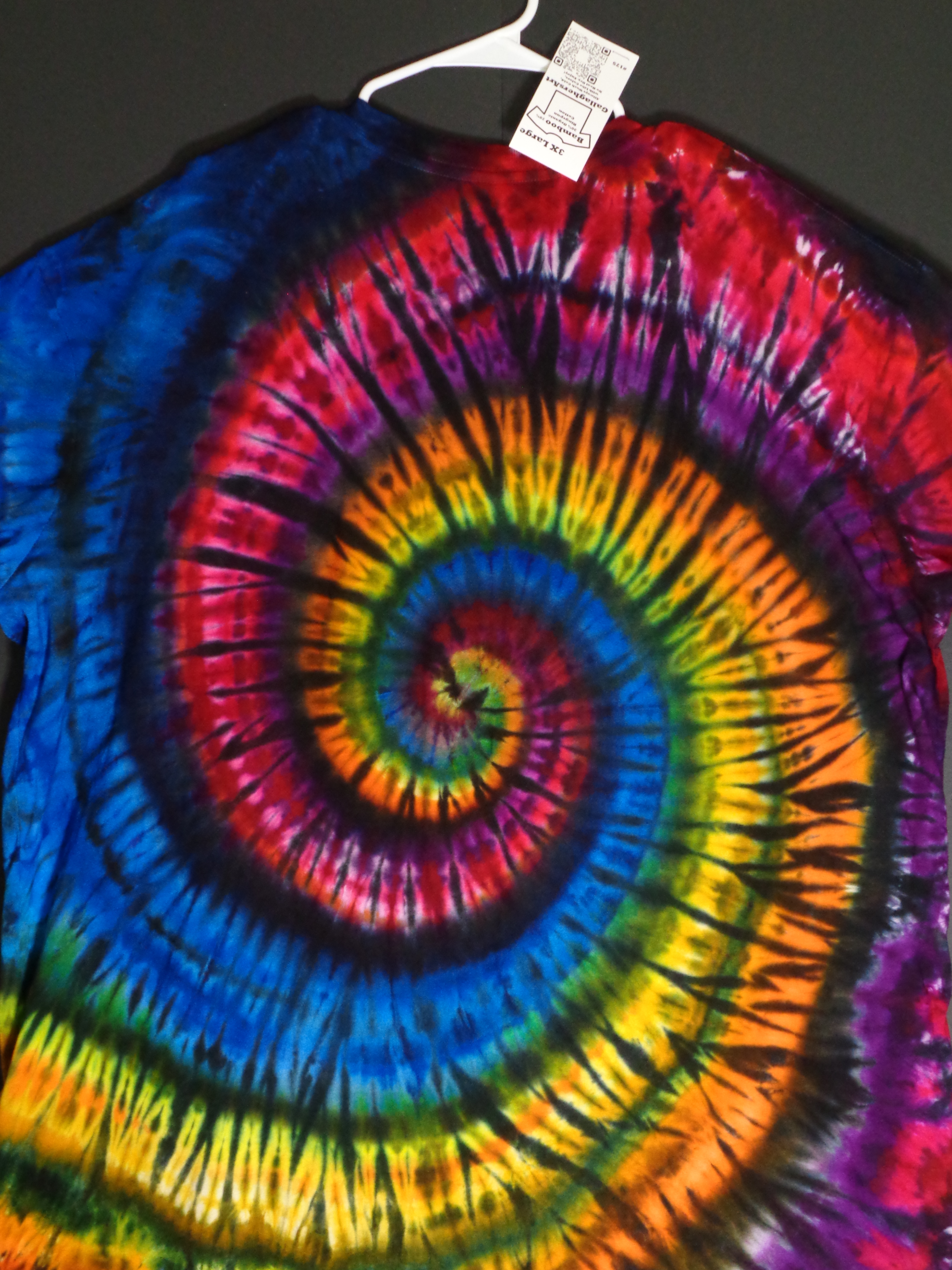 Dsc00916 from Tie Dye #175 3XL Bamboo, Spiral, Unisex Bamboo 5.3oz LAT Style 6904 