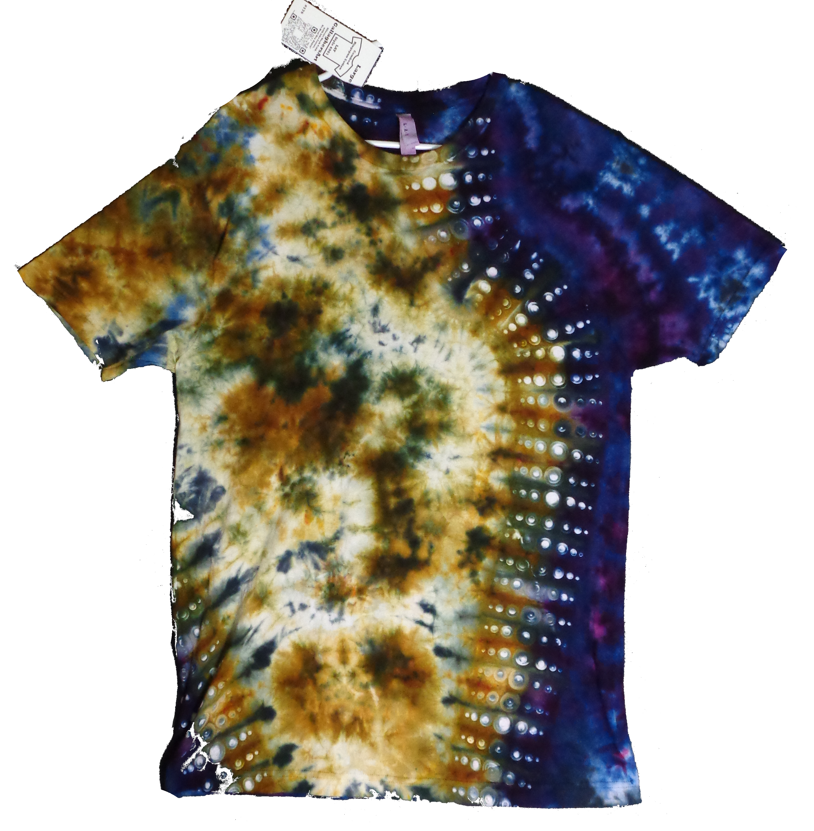 176 f from Tie Dyenied #176 Large Bamboo, Galaxy, Unisex Bamboo 5.3oz LAT Style 6904  - 176 Large