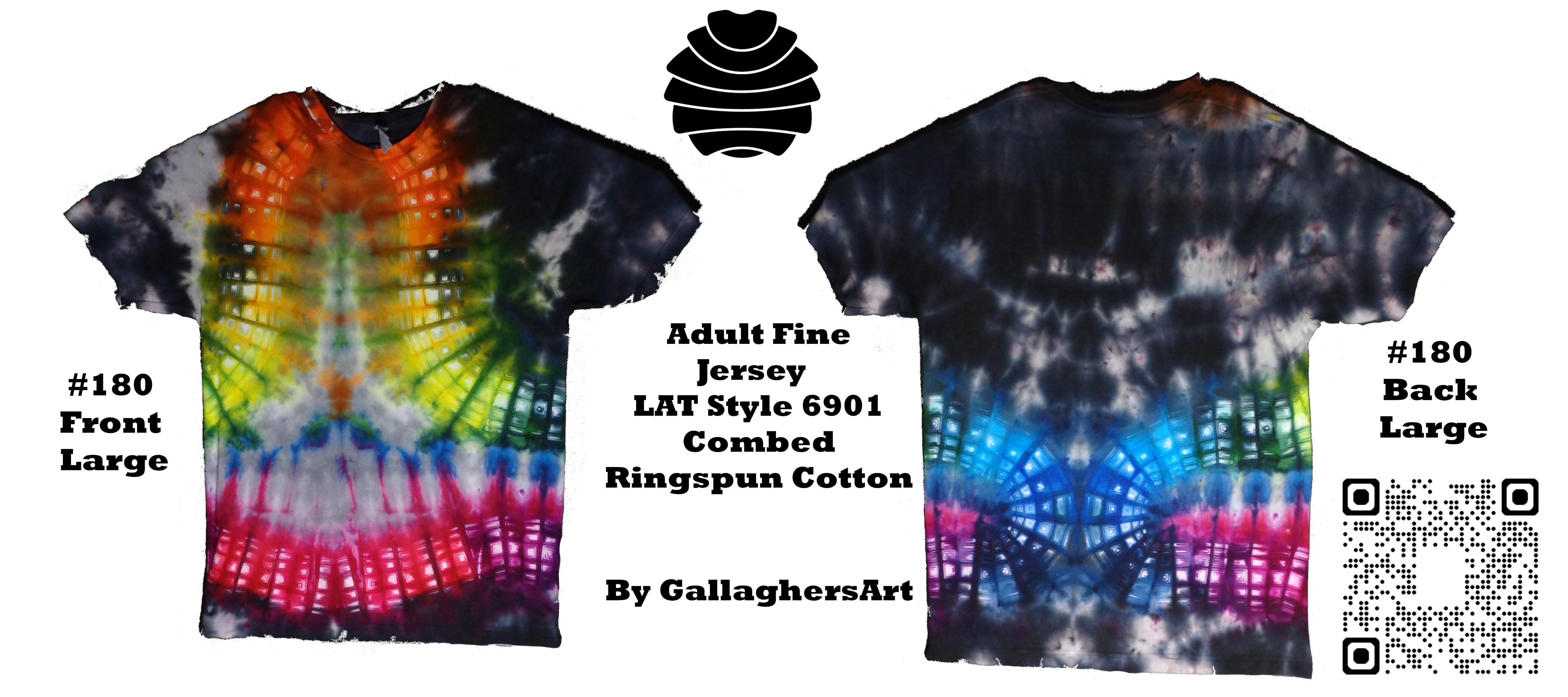 180 ga from Tie Dyenied #180 Large Galaxy Squares LAT Style 6901 Combed Ringspun Cotton 180_ga.png - #180 Large Galaxy Squares LAT Style 6901 Combed Ringspun Cotton