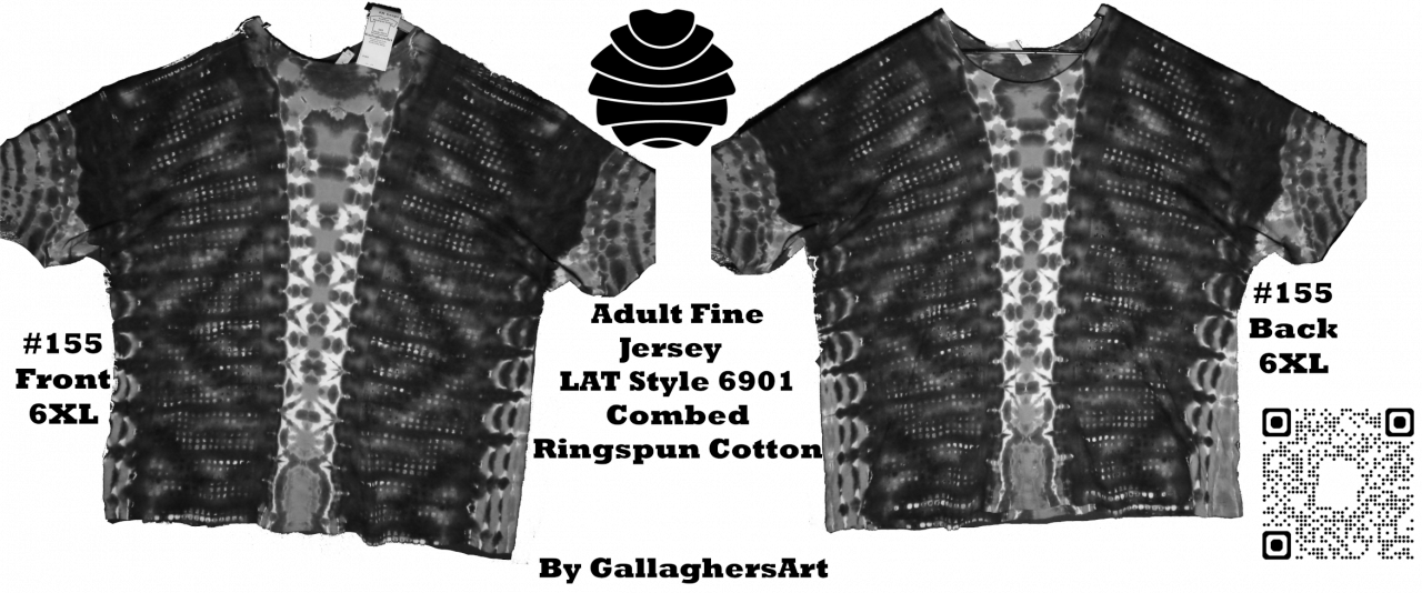 155 ga from Tie Dyenied #155 6XL Large, Redux Blocks B, LAT Style 6901 Combed Ringspun Cotton 155_ga.png  - #155 6XL Large, Redux Blocks B, LAT Style 6901 Combed Ringspun Cotton