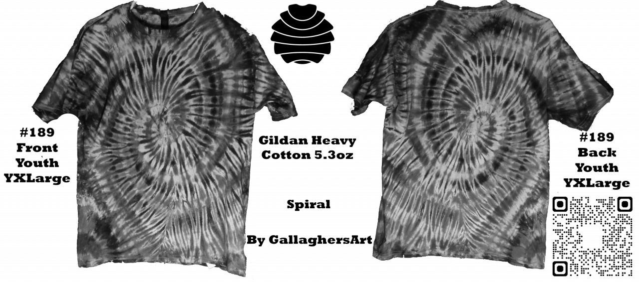 189 ga from Tie Dye #189 Youth X Large Spiral Gildan 189_ga.png  - #189 Youth X Large Spiral Gildan