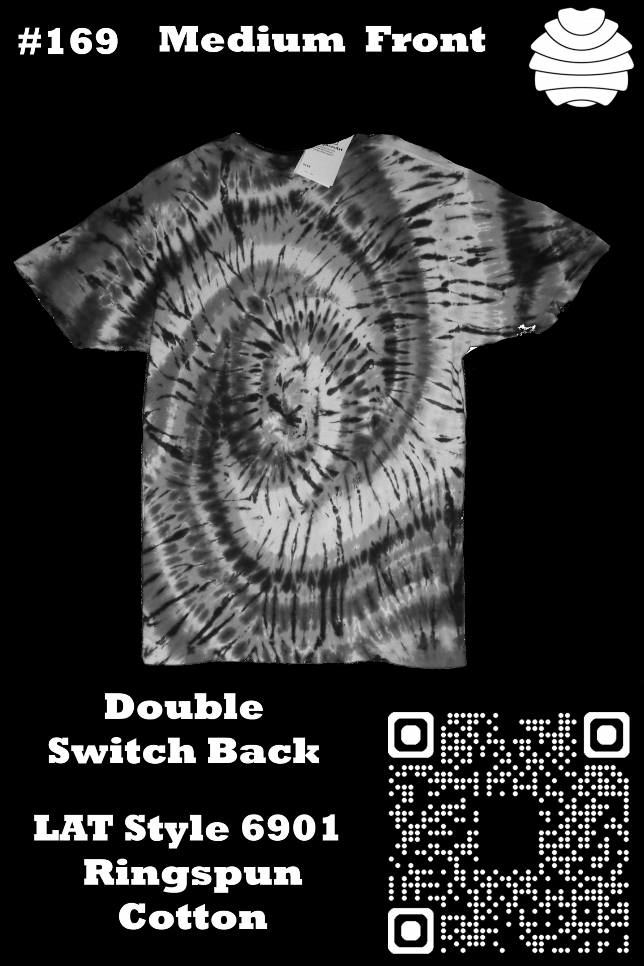 4x6 169 f from #169 Medium Spiral Switchback LAT Style 6901 Combed Ringspun Cotton 4x6_169_f.png  - #169 Medium Spiral Switchback LAT Style 6901 Combed Ringspun Cotton