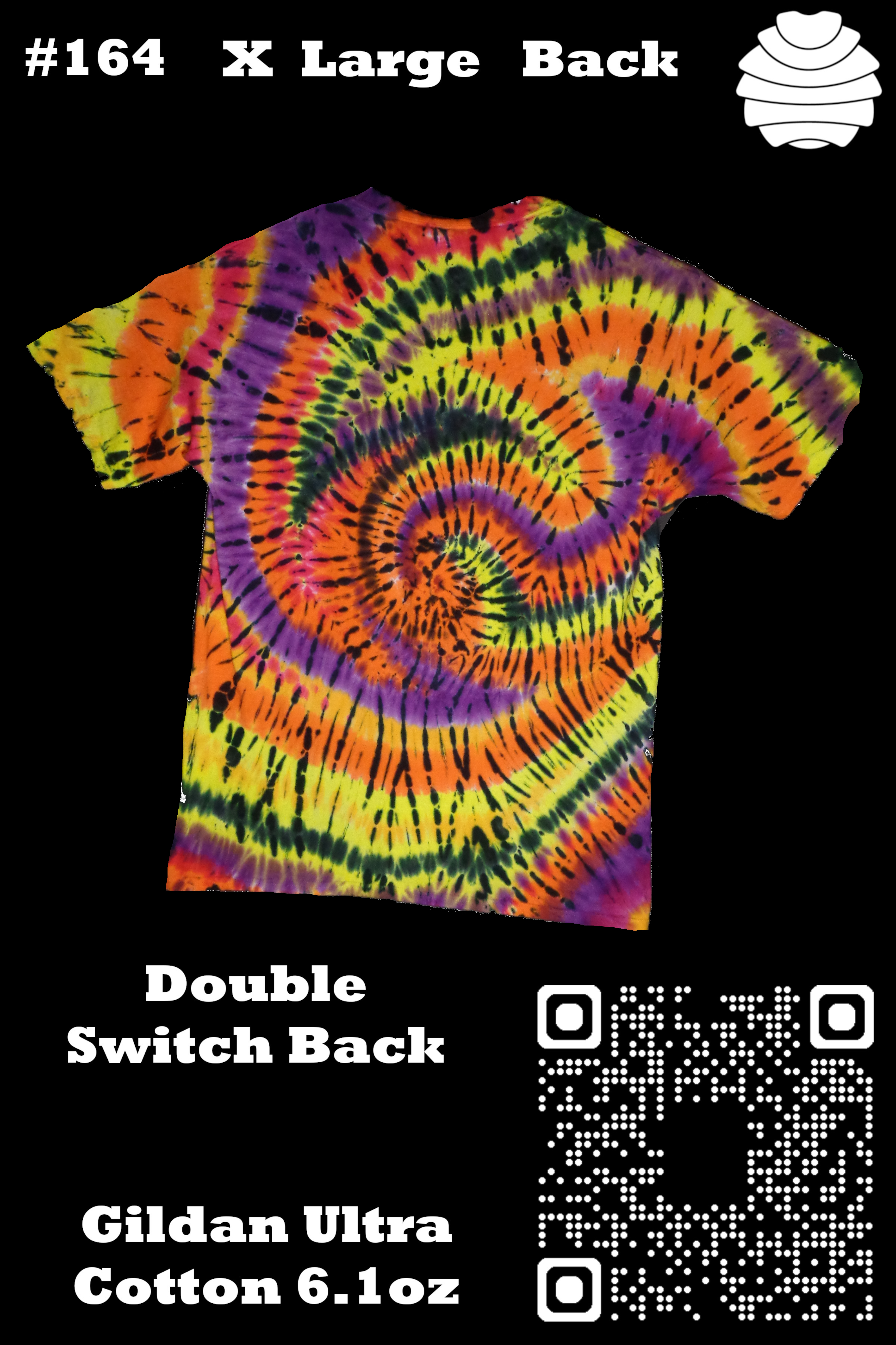 4x6 164 b from Tie Dye #164 X Large Double Switchback Spiral Gildan Ultra Cotton 6.1oz, PFD 4x6_164_b.png