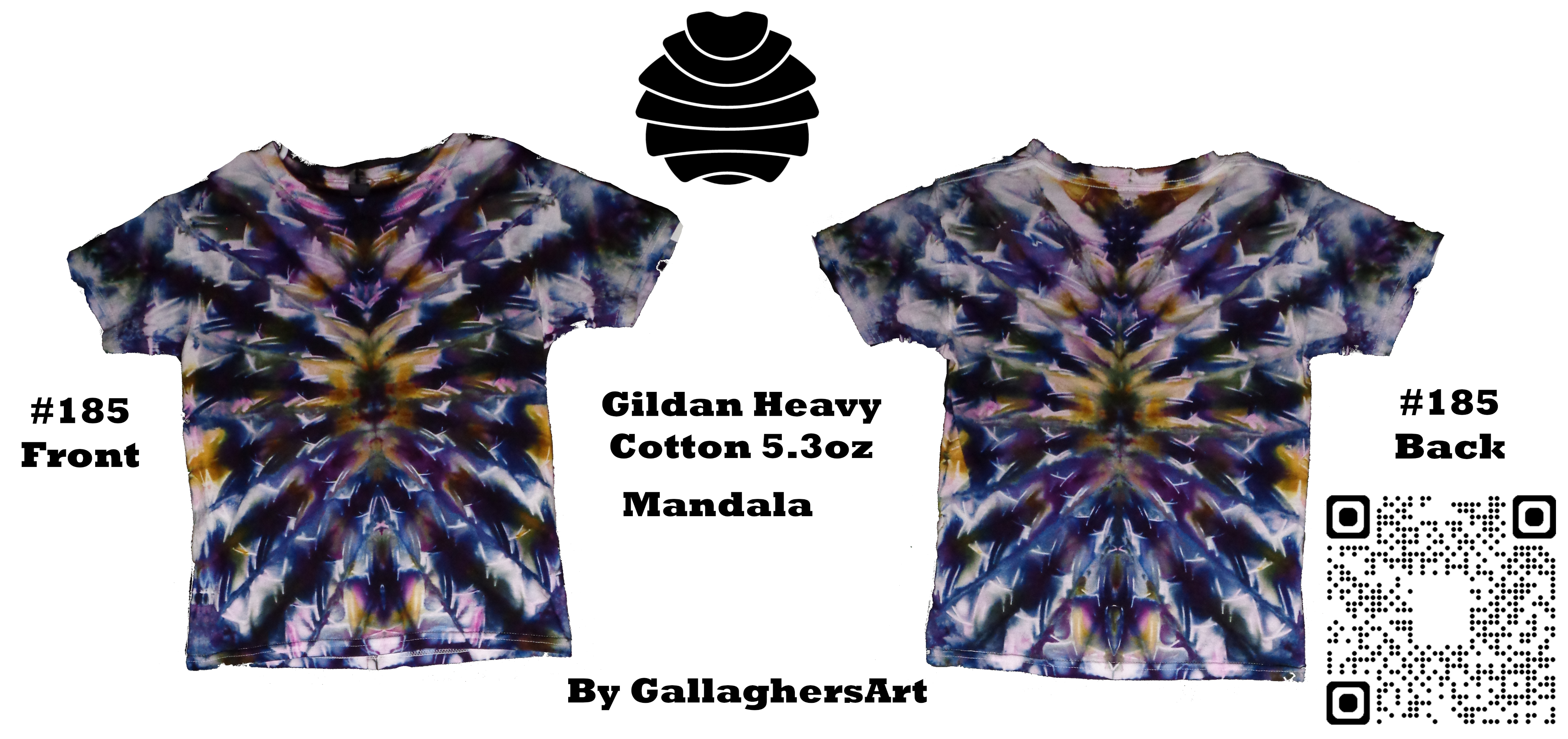 185 ga from Tie Dyenied #185 Youth Mandala Gildan Heavy Cotton 5.3oz 185_ga.png - #185 Youth